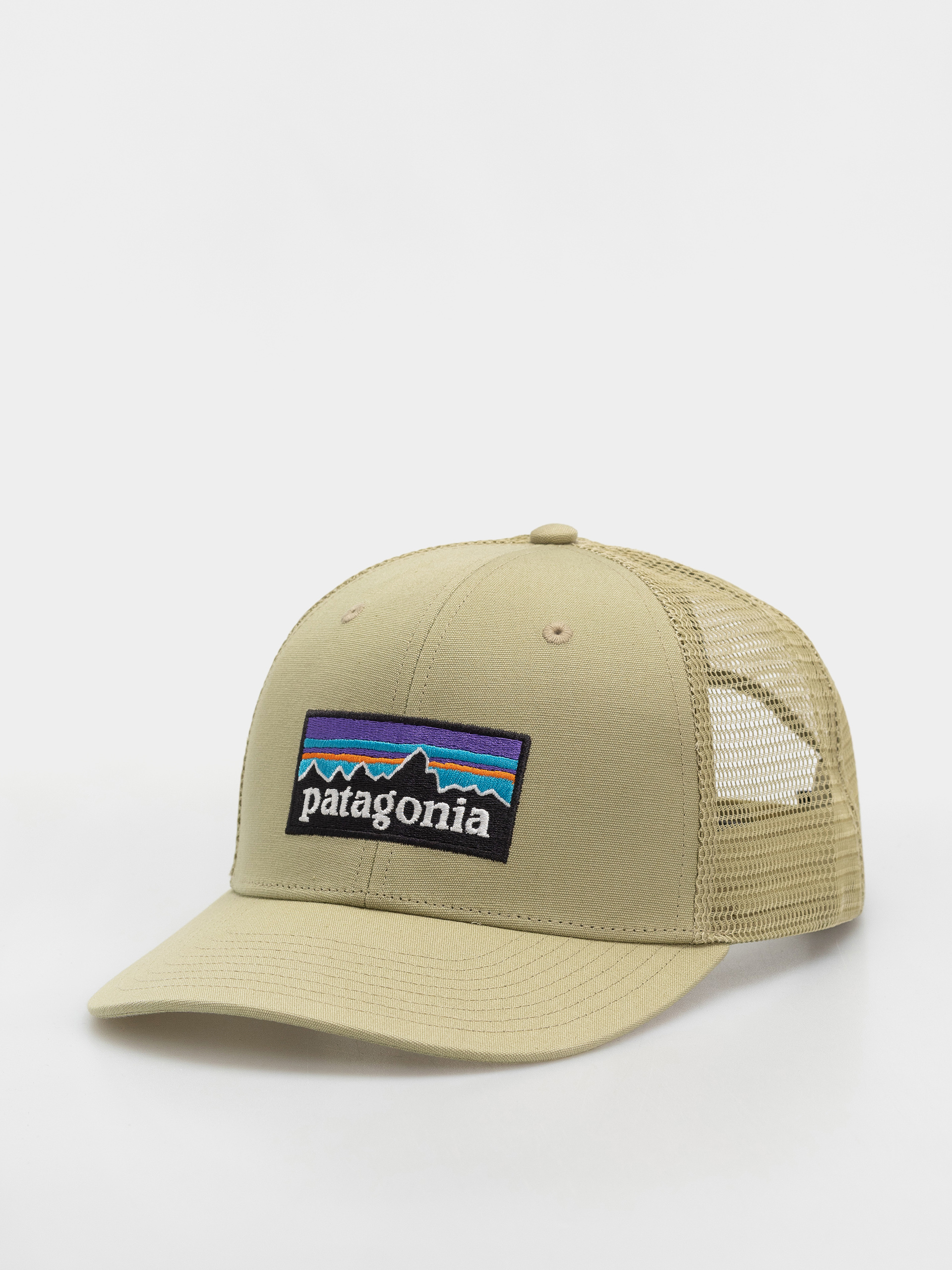 Czapka z daszkiem Patagonia P 6 Logo Trucker (gumtree green)