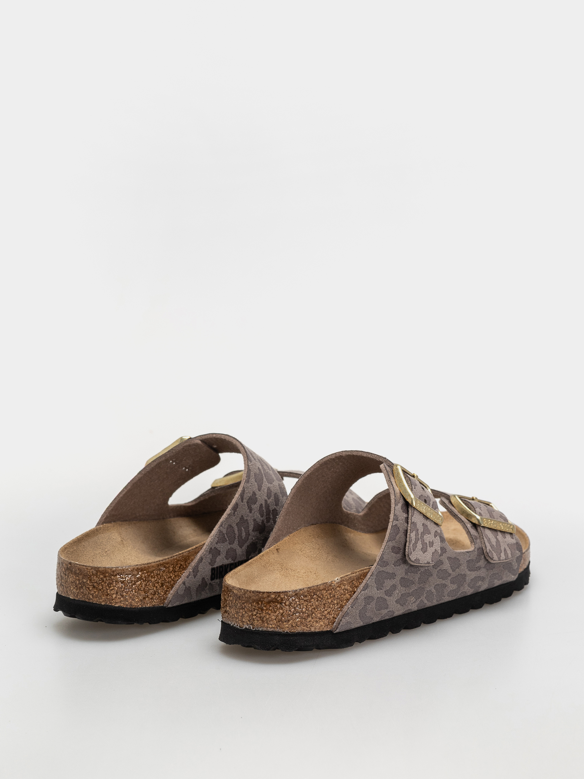 Klapki Birkenstock Arizona Synthetics Narrow Wmn (syn leo grey taupe)