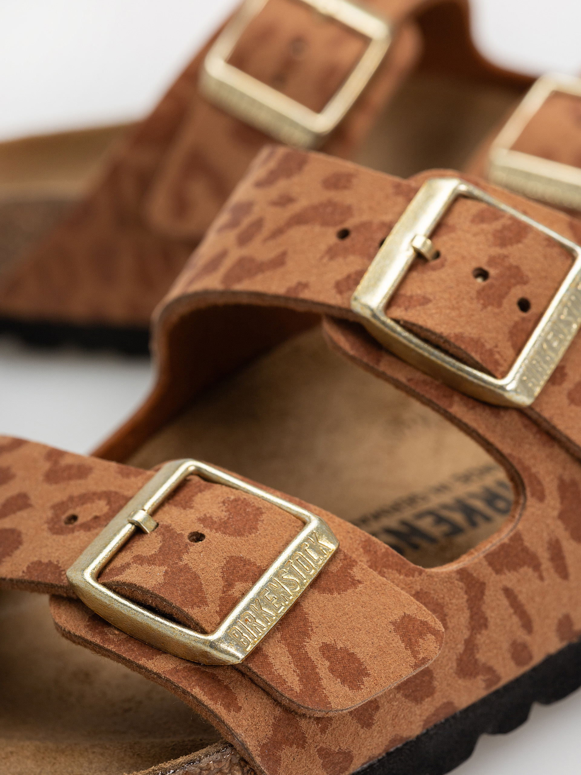 Klapki Birkenstock Arizona Synthetics Narrow Wmn (syn leo pecan)