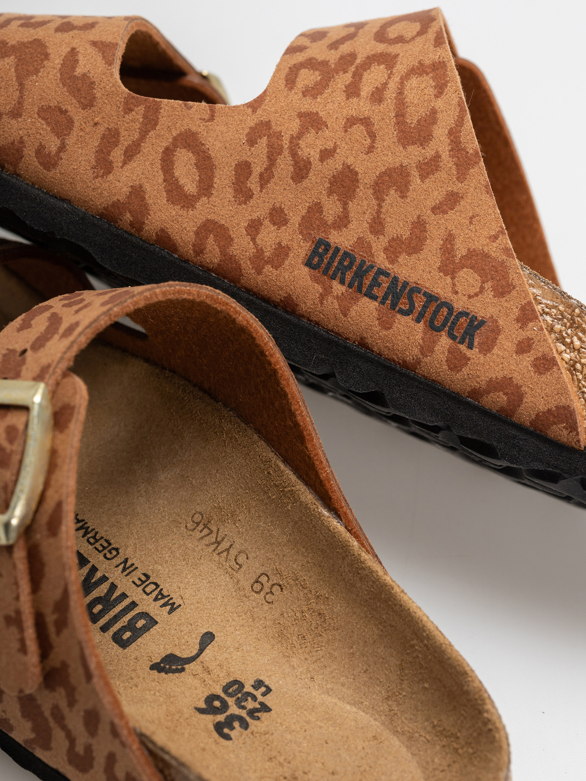Klapki Birkenstock Arizona Synthetics Narrow Wmn (syn leo pecan)