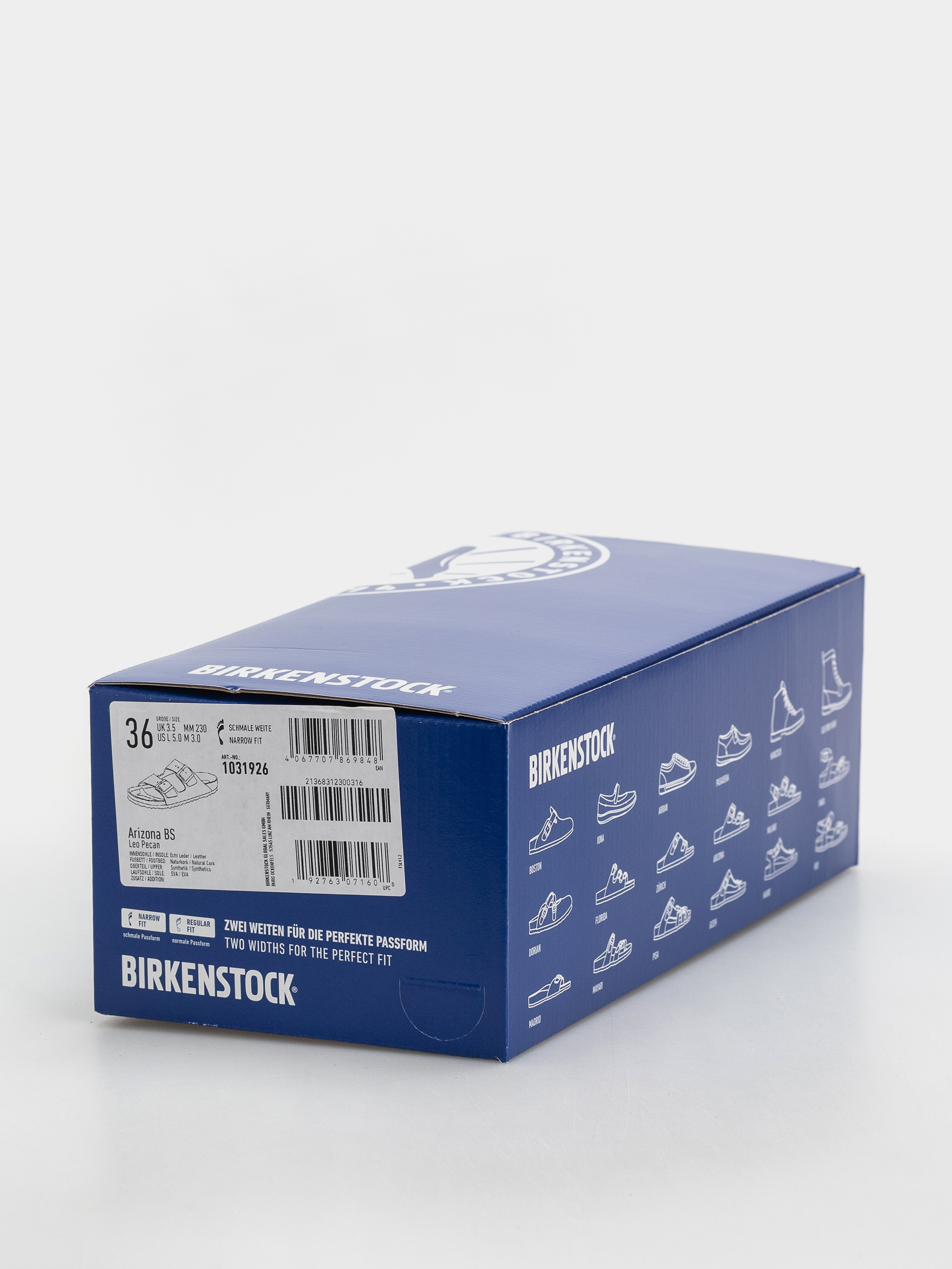 Klapki Birkenstock Arizona Synthetics Narrow Wmn (syn leo pecan)