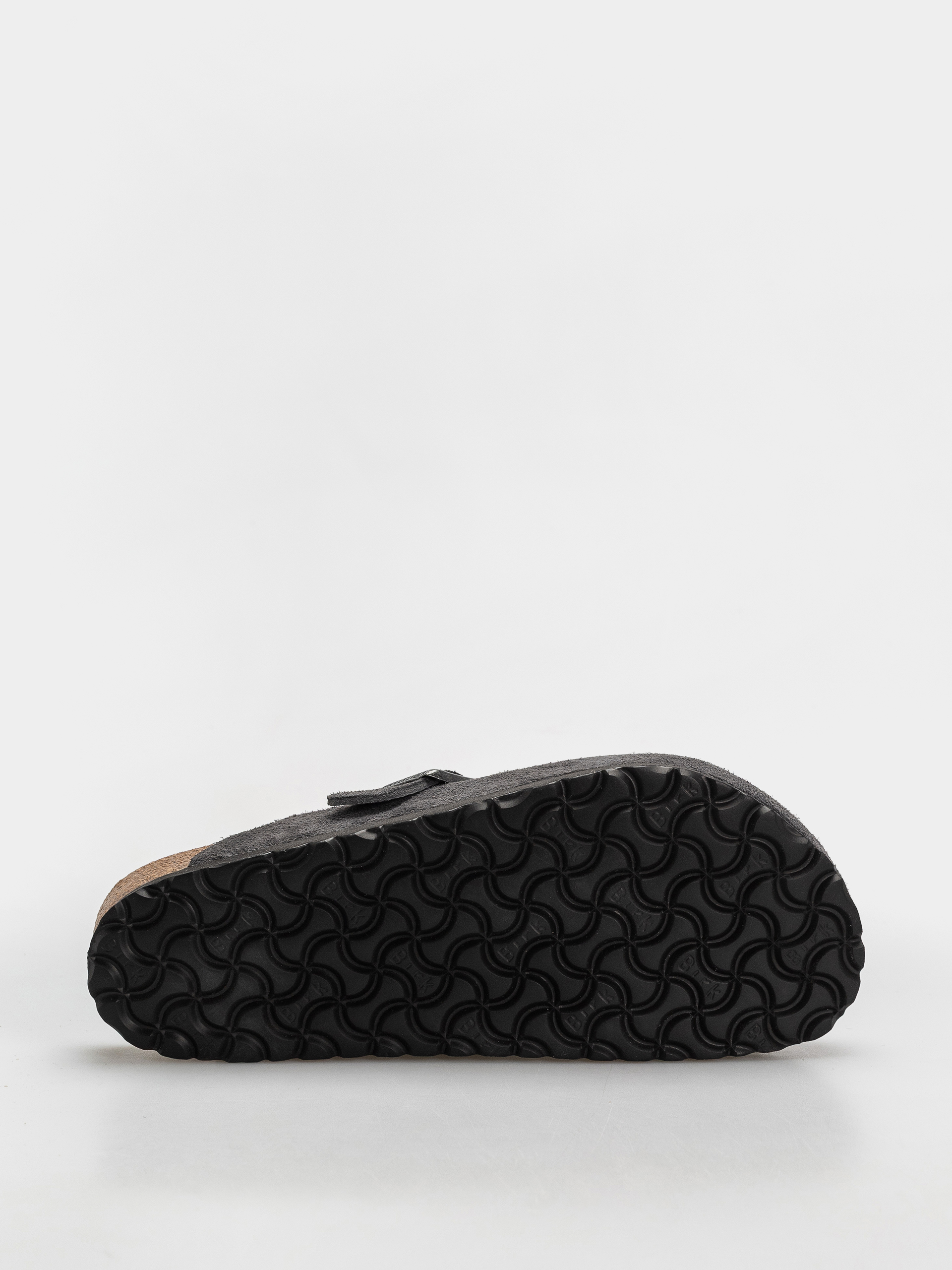 Klapki Birkenstock Boston Suede Leather Regular (charcoal)