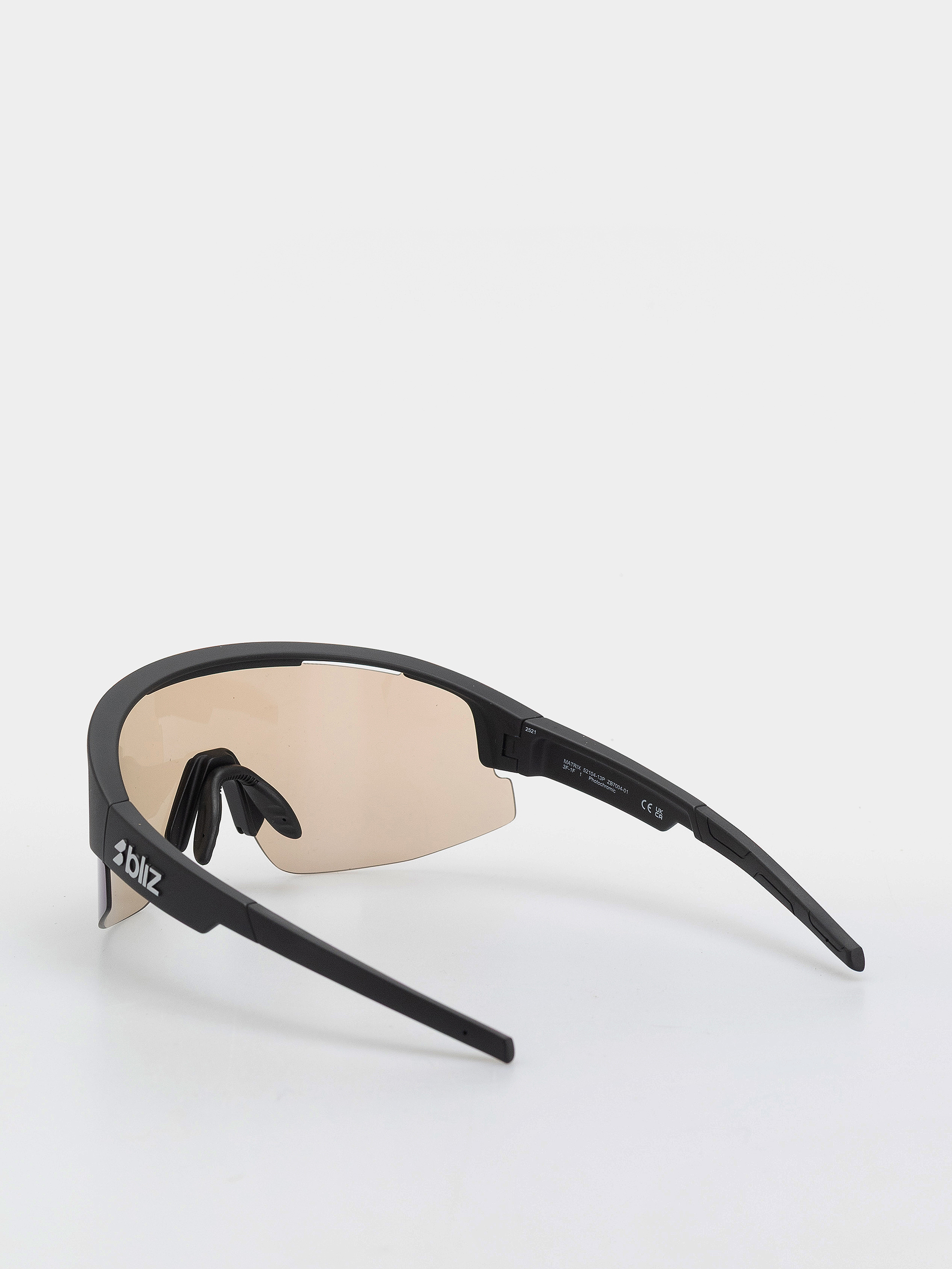 Okulary przeciwsłoneczne Bliz Matrix (matt black/nano optics photochromic brown w blue multi)