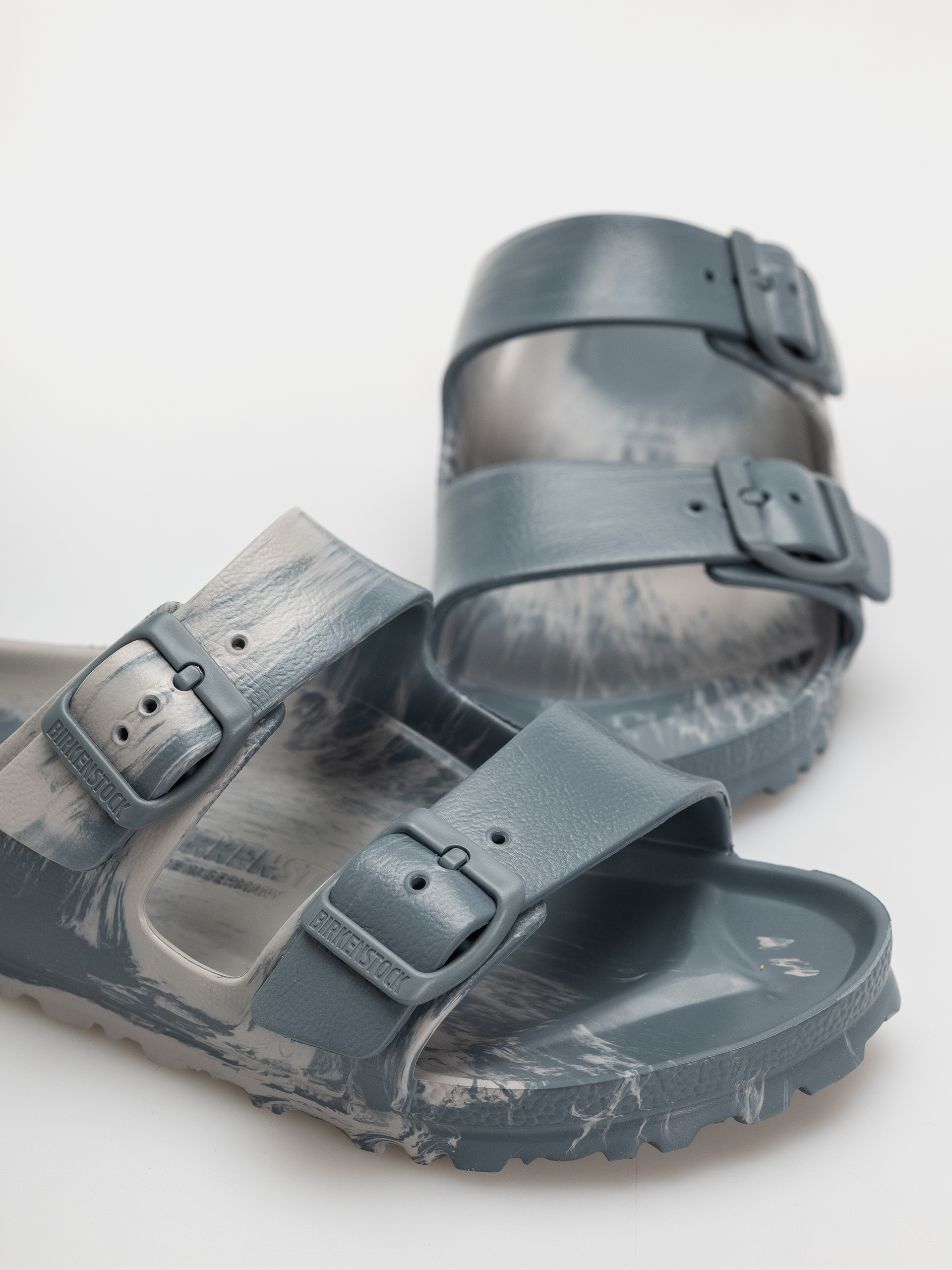 Klapki Birkenstock Arizona Essentials EVA Narrow (basalt gray/stone coin multi)