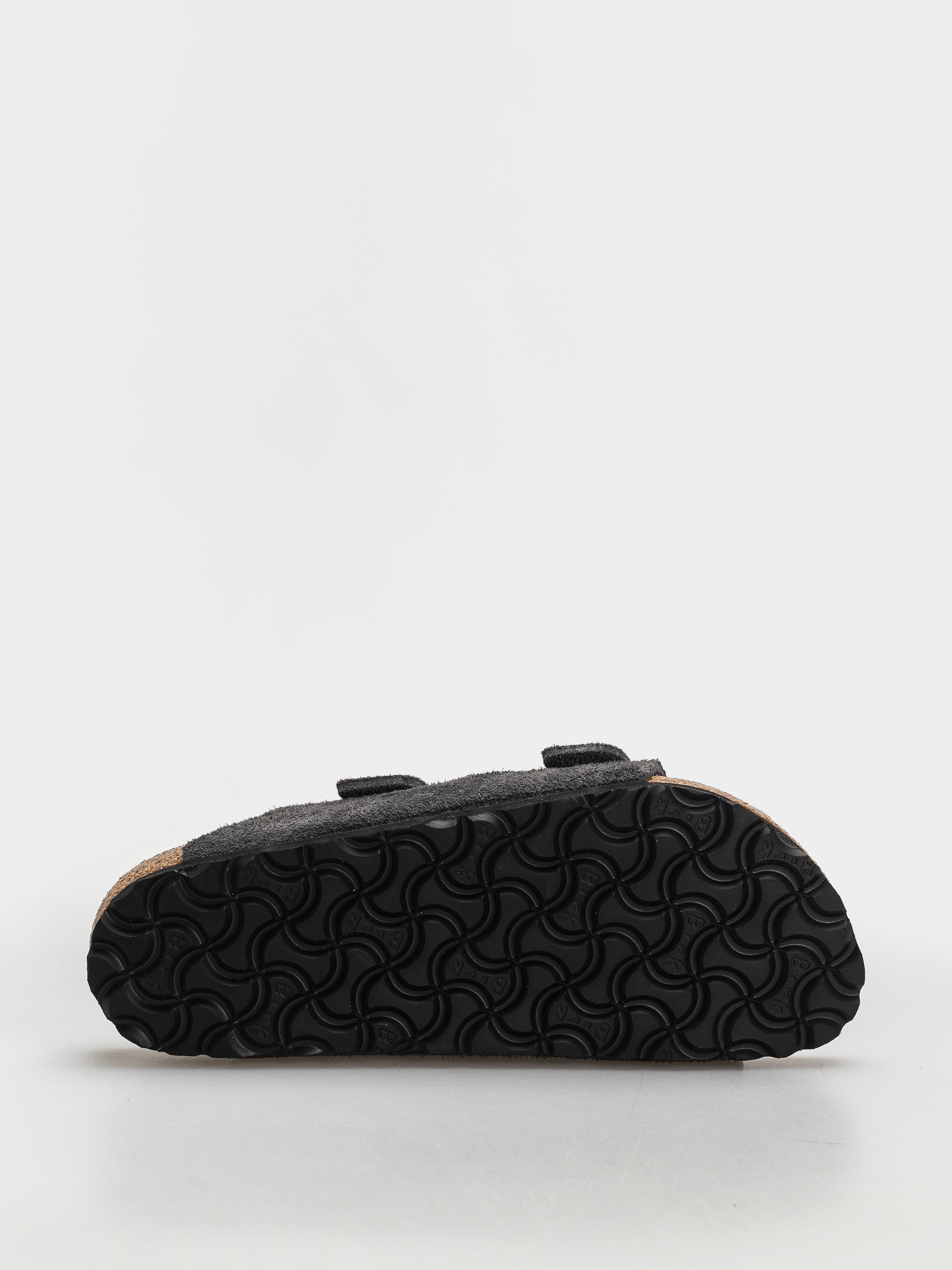 Klapki Birkenstock Arizona Suede Leather Narrow (charcoal)
