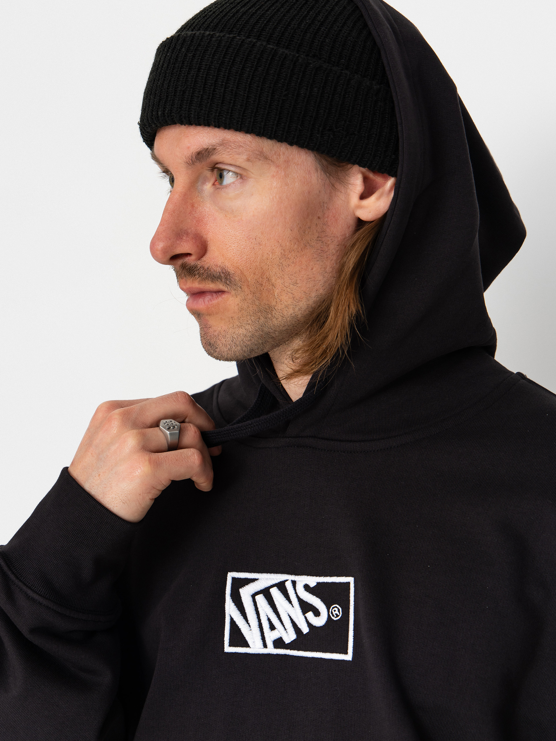 Bluza z kapturem Vans Blocked Box HD (black)