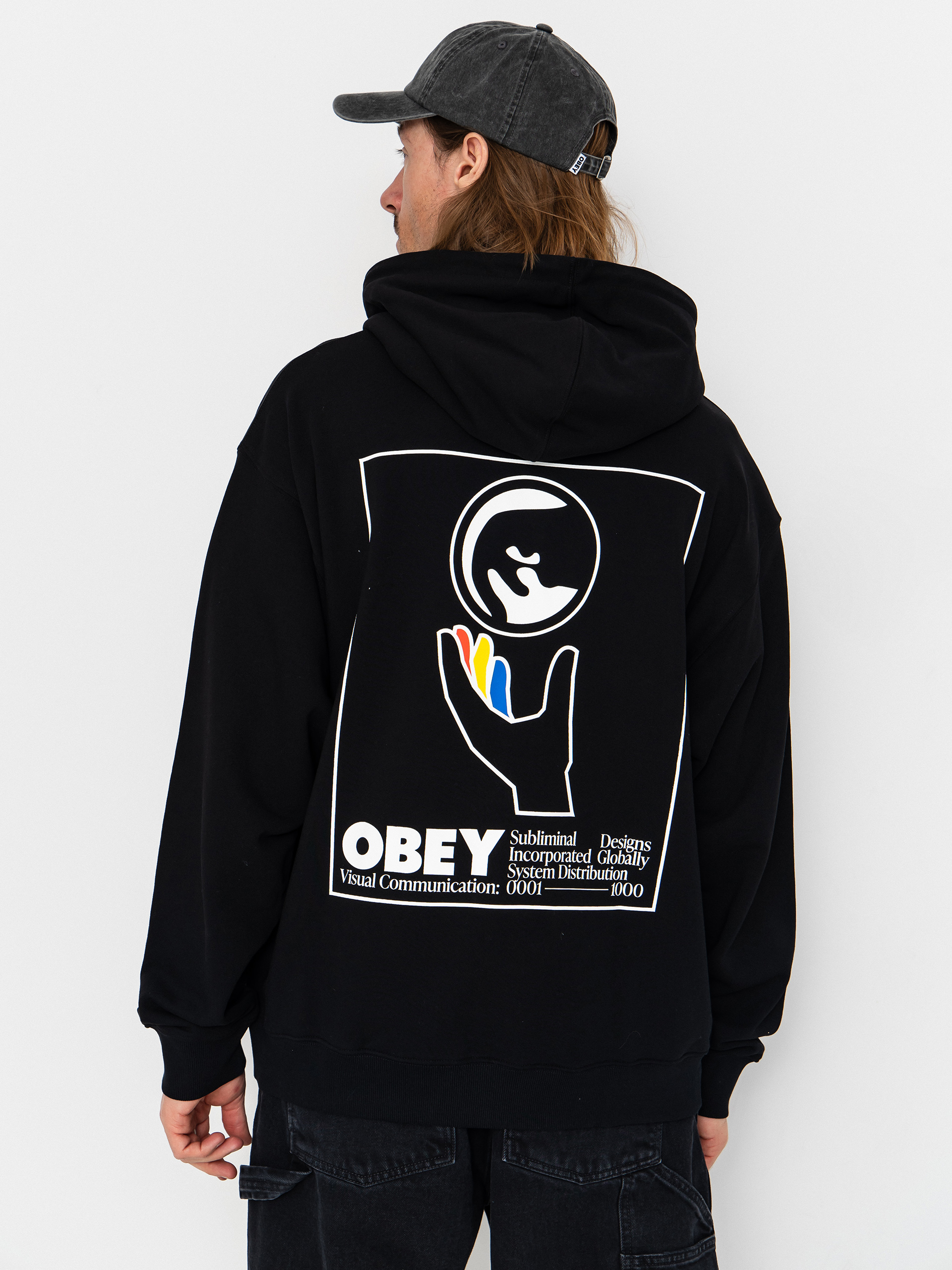 Bluza z kapturem OBEY Global Systems HD