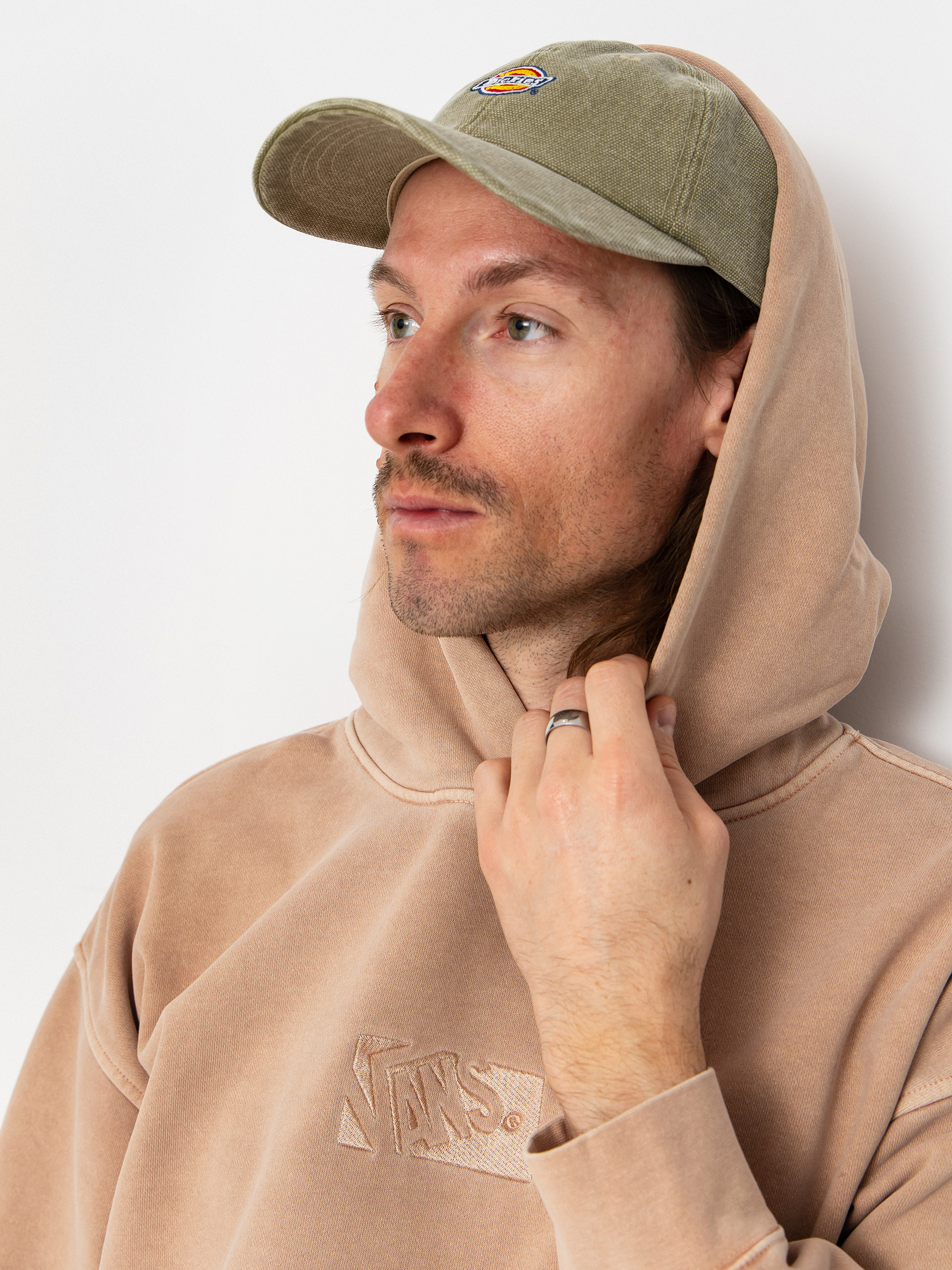 Bluza z kapturem Vans Premium HD (warm taupe)