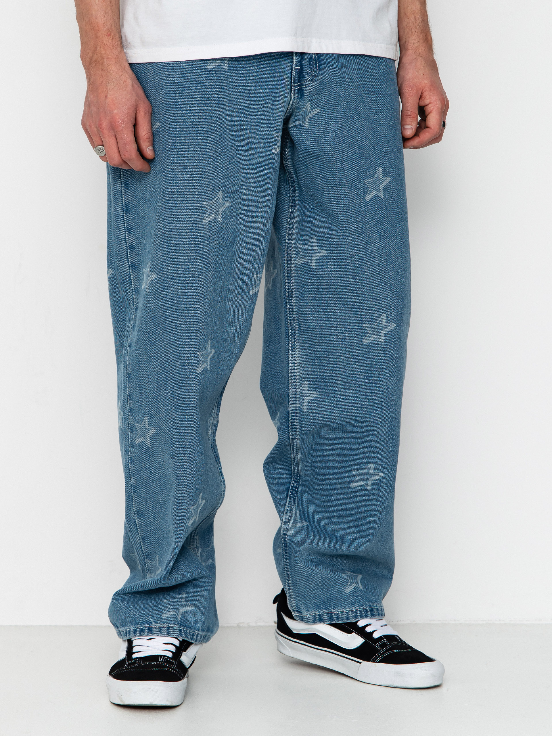 Spodnie Vans Check 5 Baggy Denim (stonewash/blue)