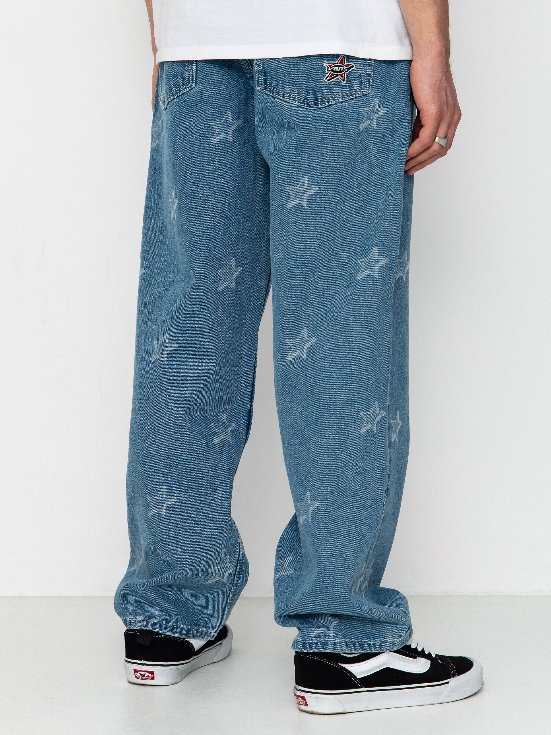 Spodnie Vans Check 5 Baggy Denim (stonewash/blue)