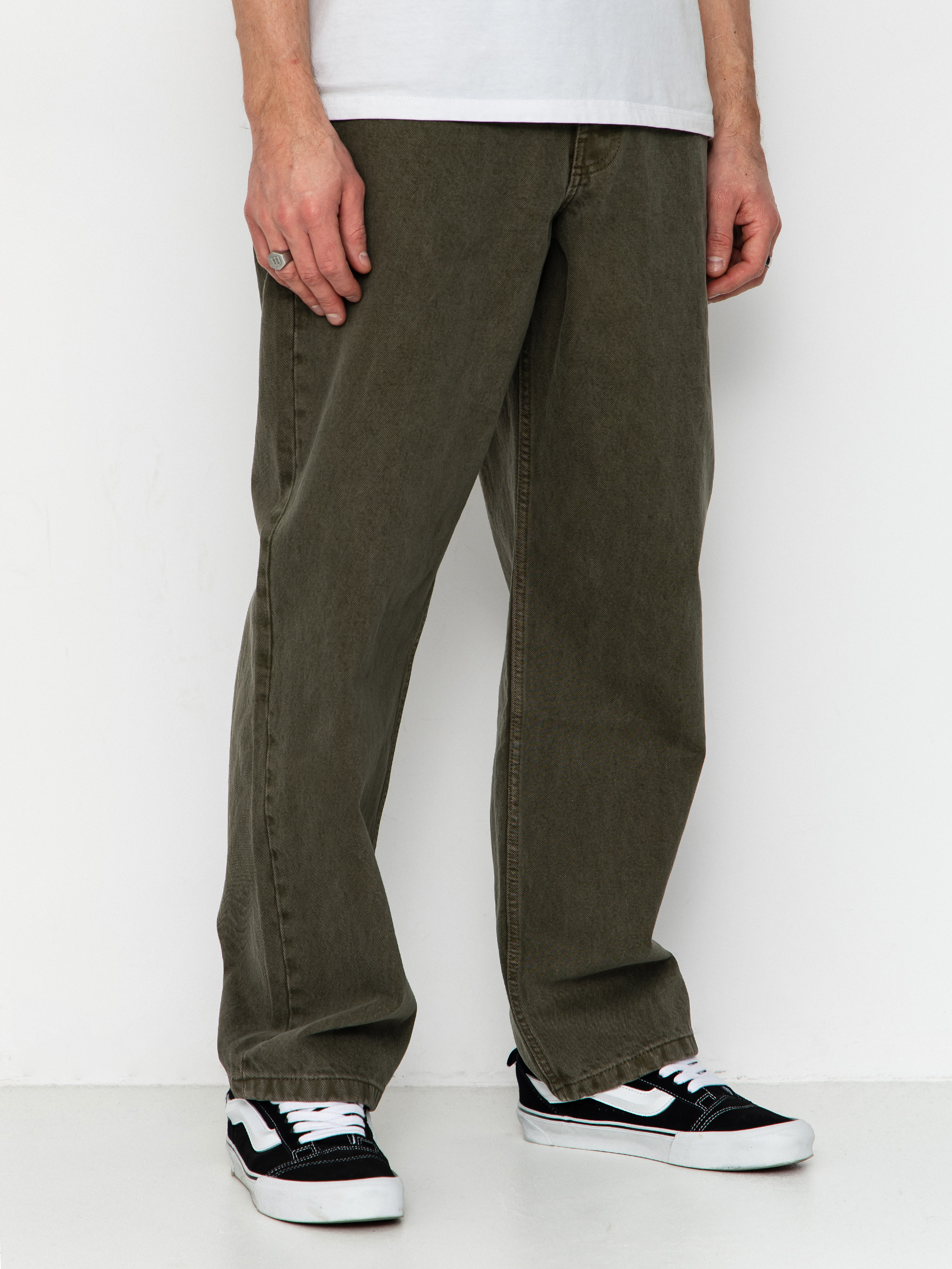 Spodnie Vans Check 5 Loose Denim (mossy olive)