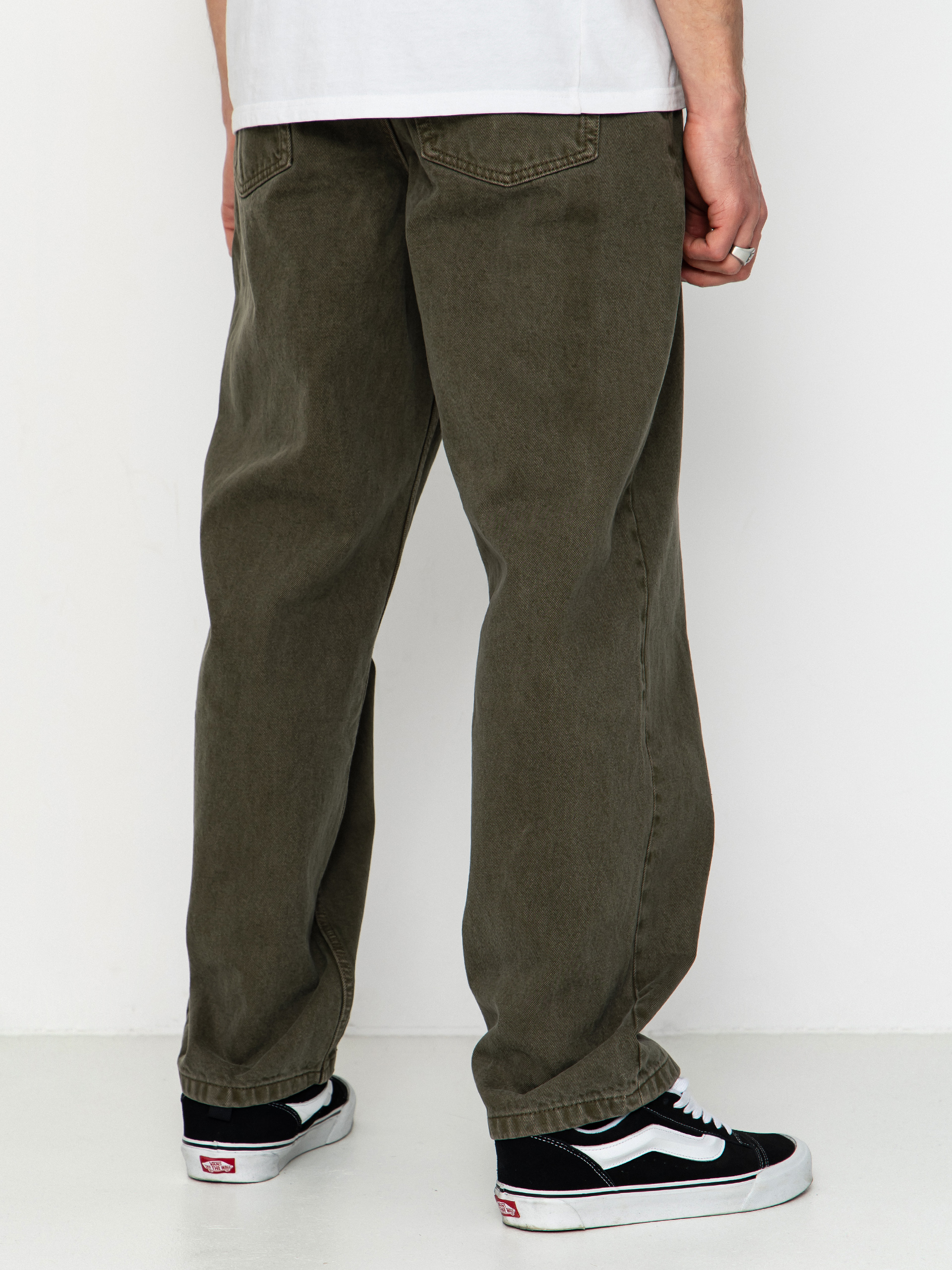 Spodnie Vans Check 5 Loose Denim (mossy olive)