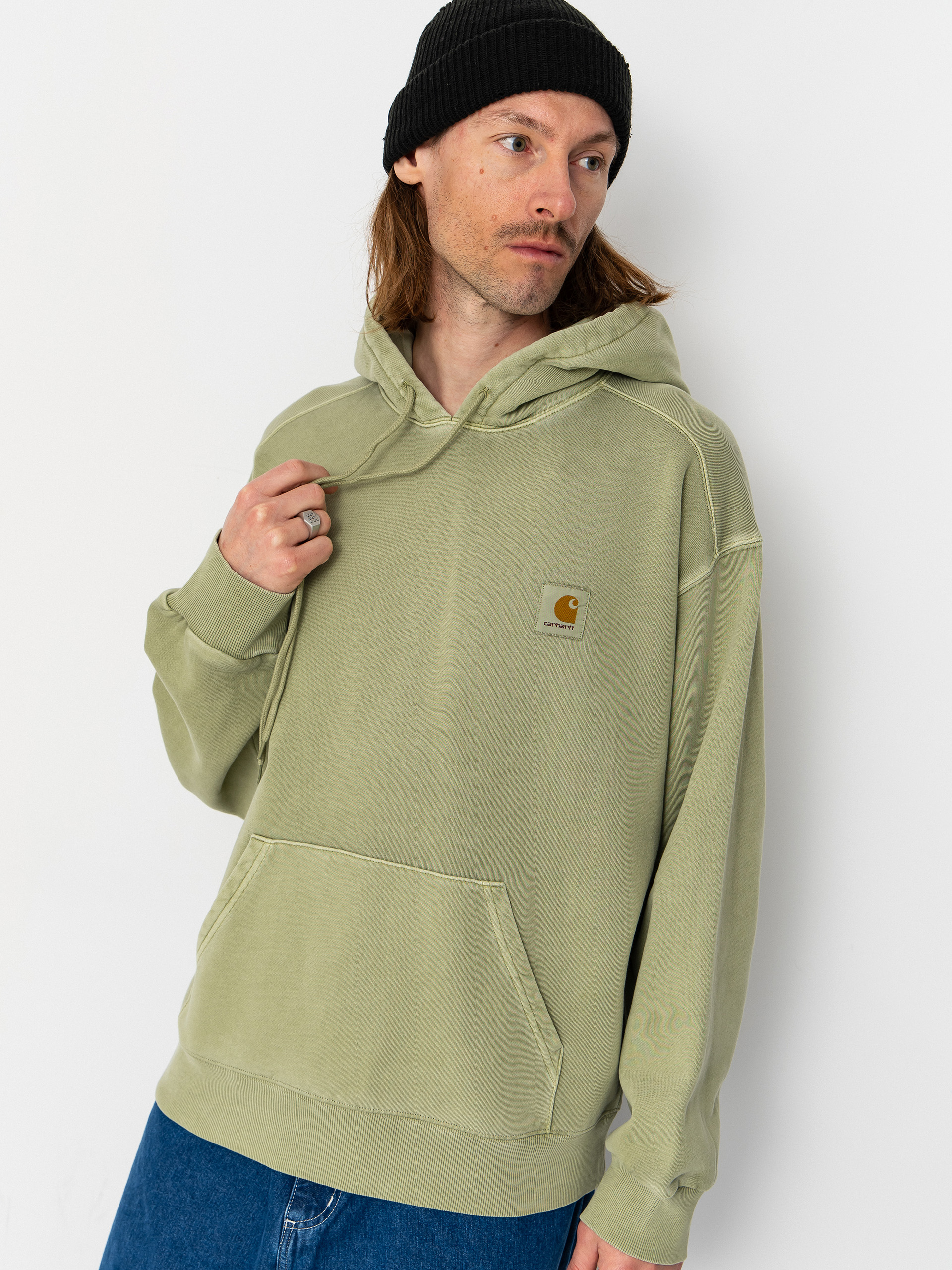 Bluza z kapturem Carhartt WIP Nelson HD (gentle green)