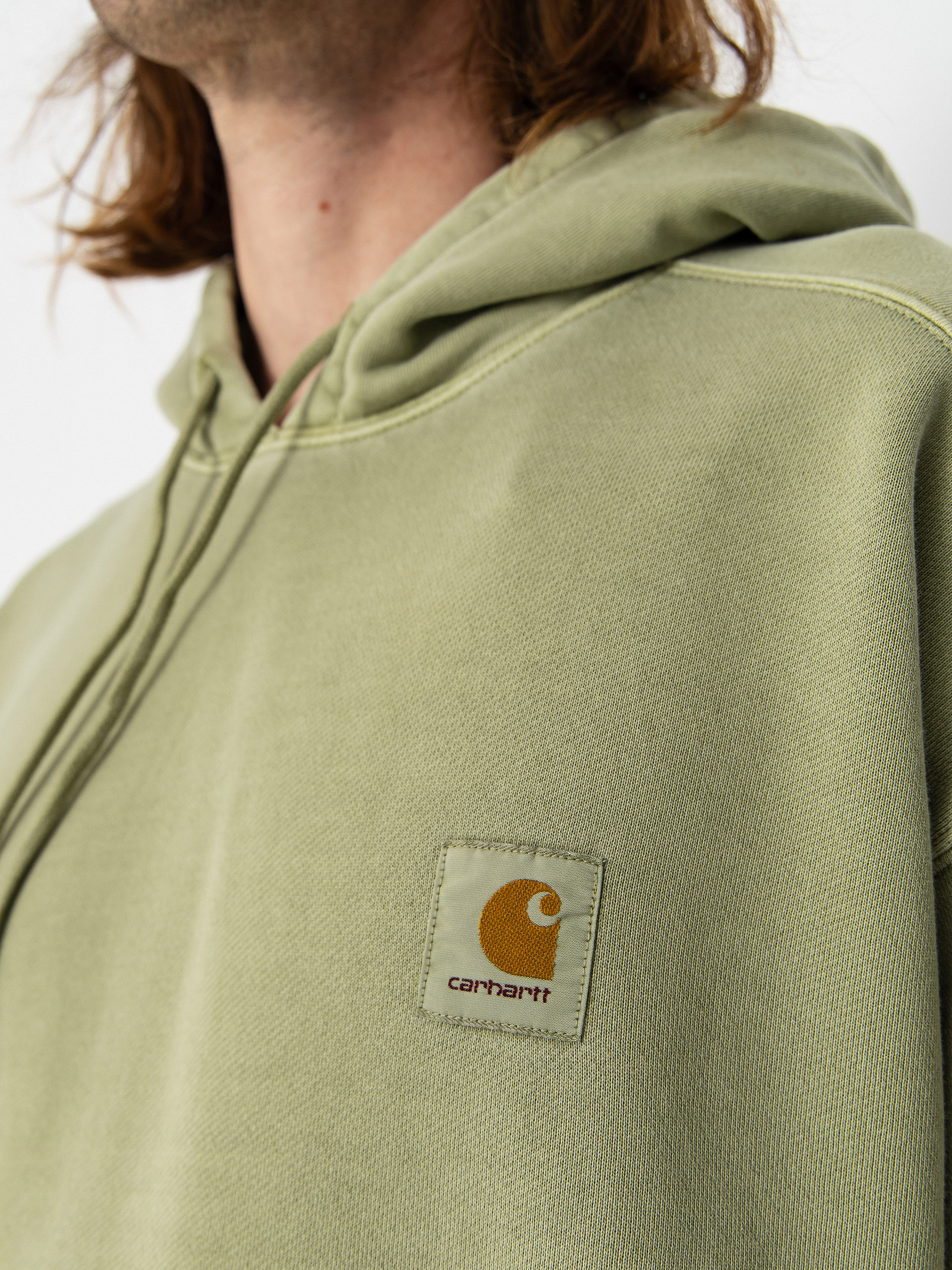 Bluza z kapturem Carhartt WIP Nelson HD (gentle green)