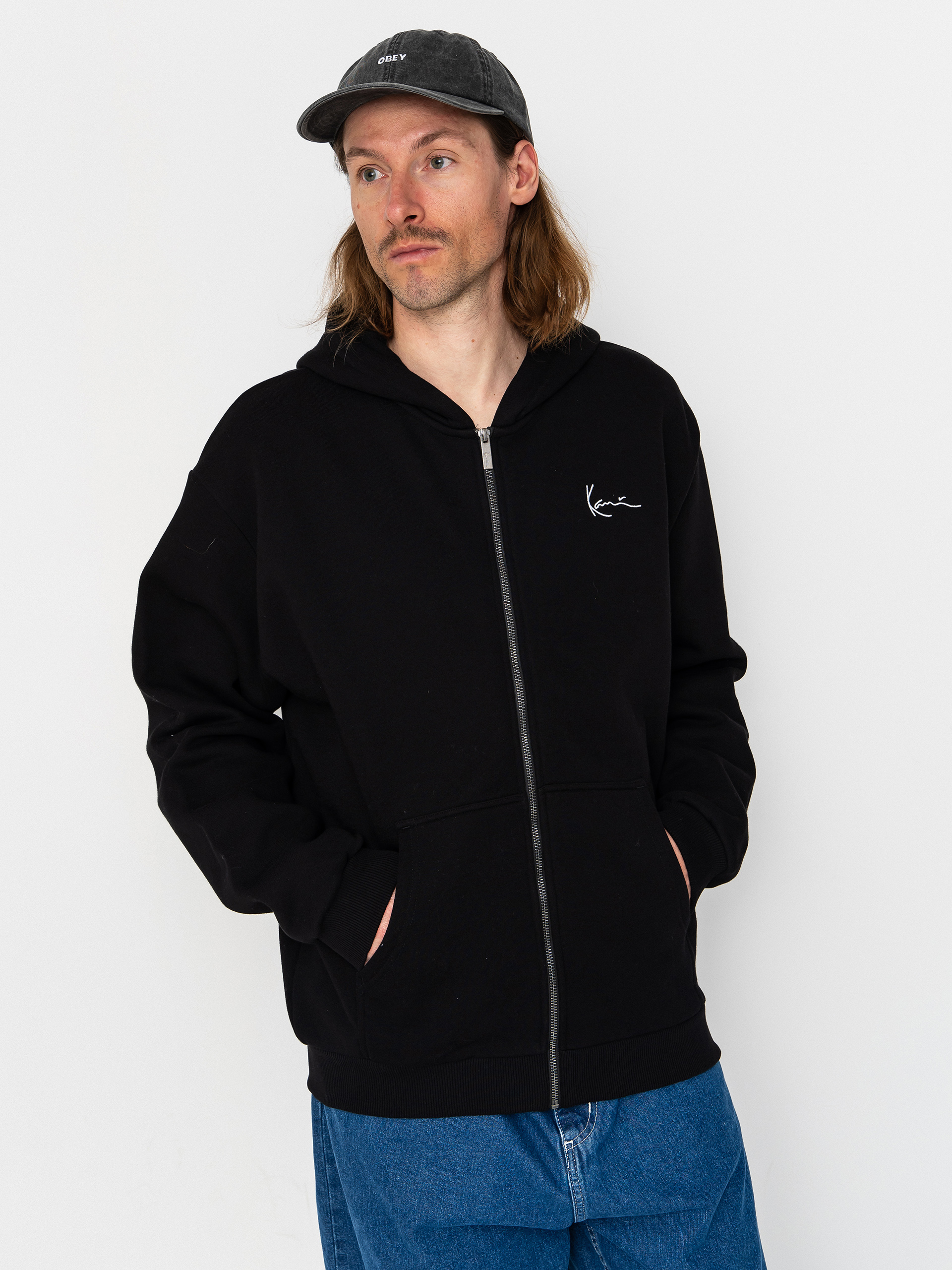 Bluza z kapturem Karl Kani Chest Signature Essential ZHD