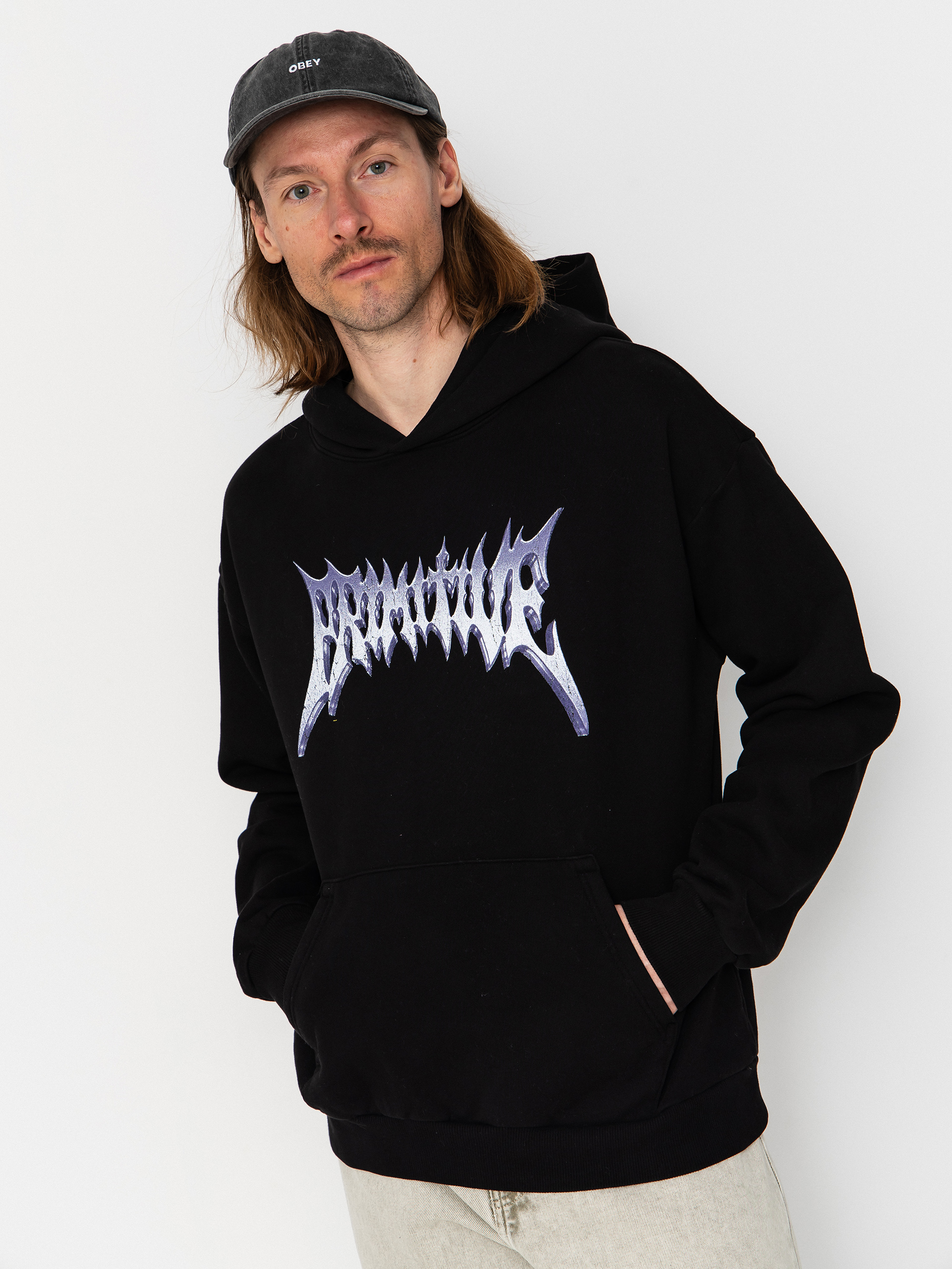 Bluza z kapturem Primitive Creeper HD (black)