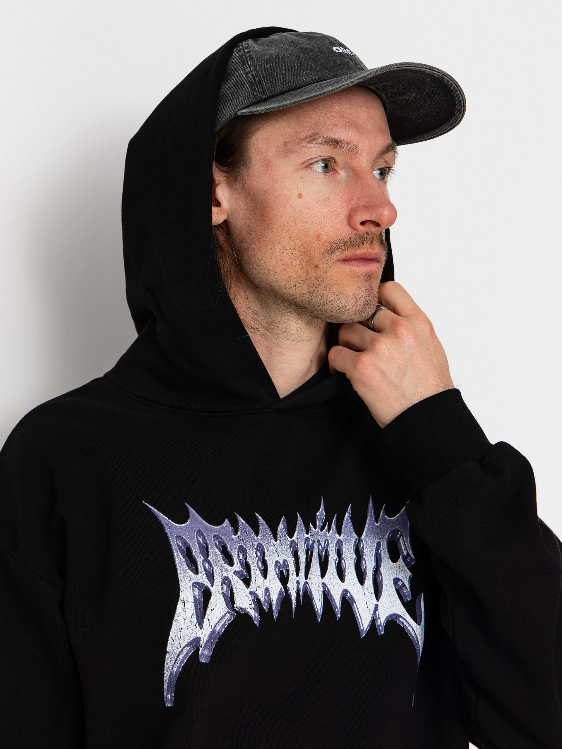 Bluza z kapturem Primitive Creeper HD (black)