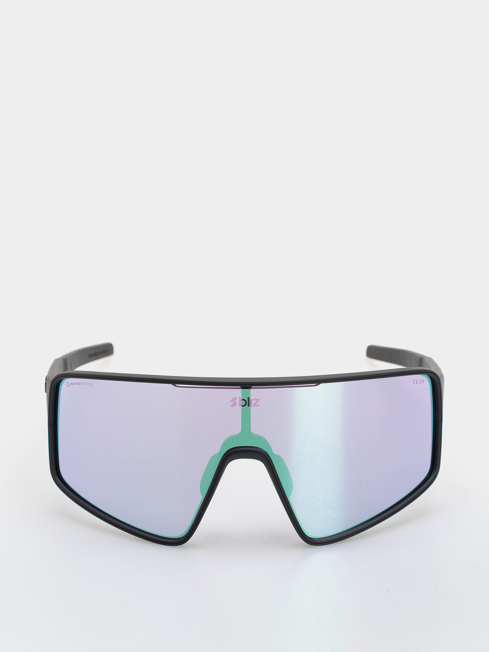 Okulary przeciwsłoneczne Bliz P001 (matt black/nano optics nordic light begonia - violet w blue multi)
