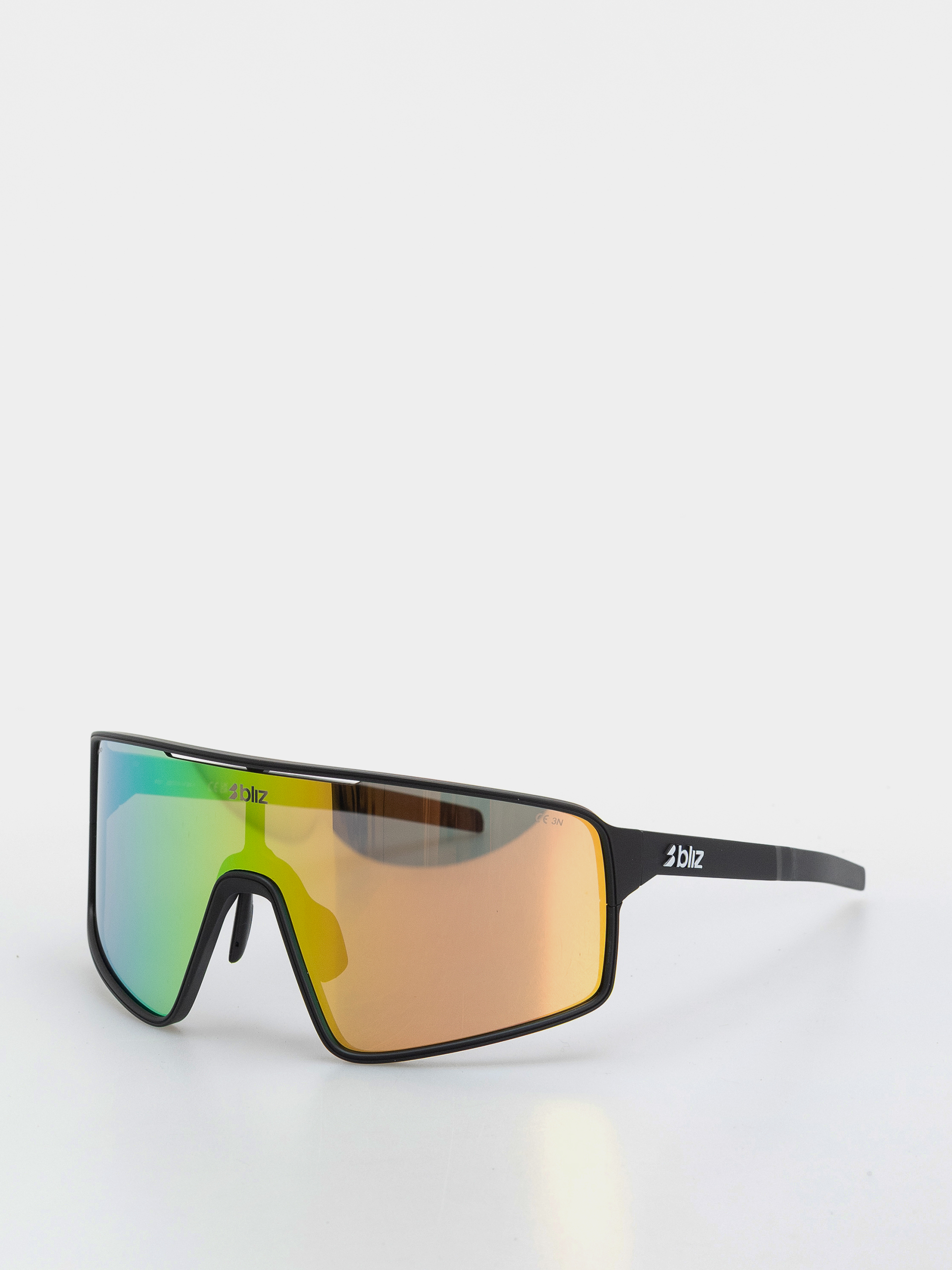 Okulary przeciwsłoneczne Bliz P001 (matt black/brown w green multi)