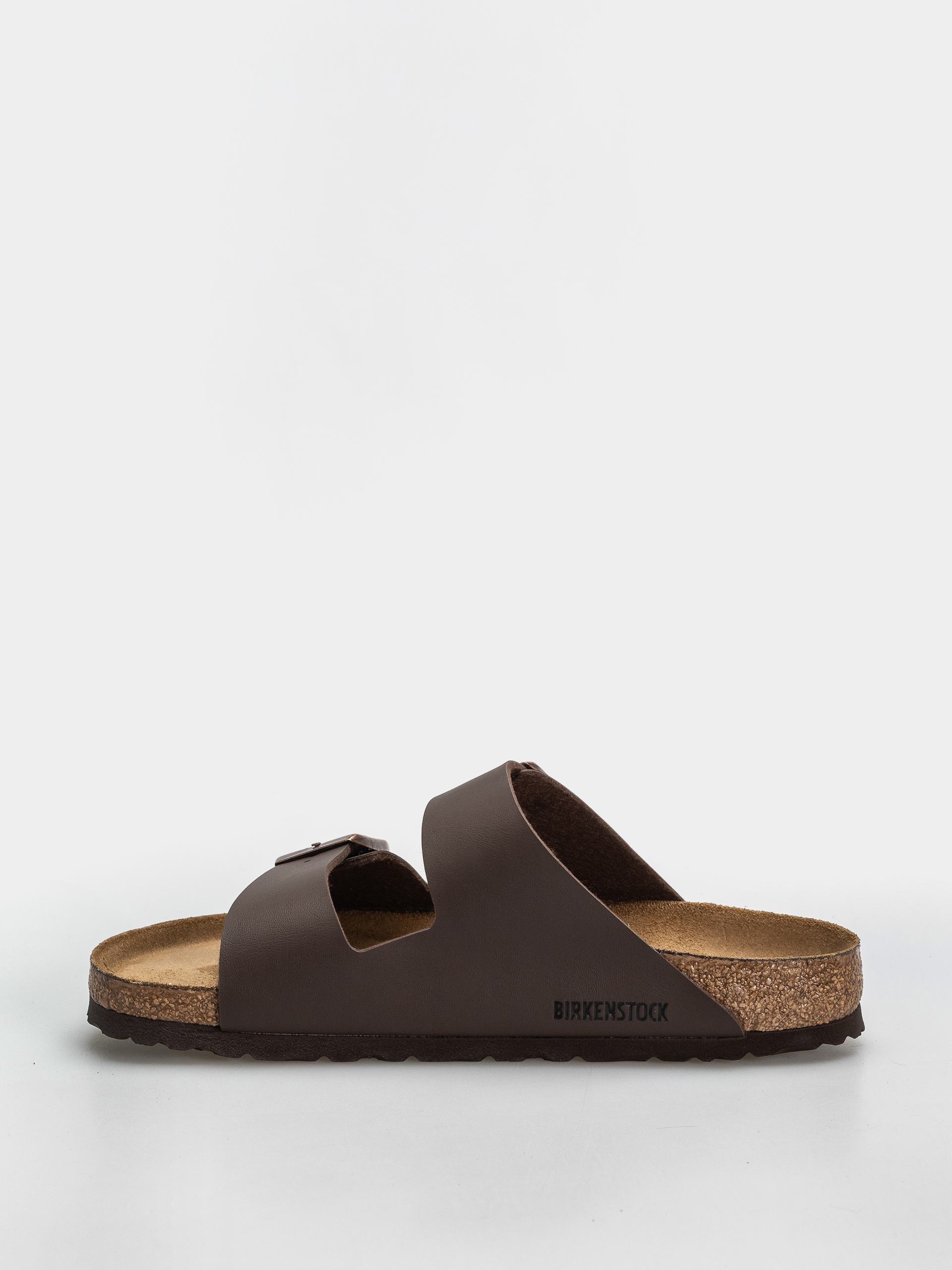 Klapki Birkenstock Arizona Soft Footbed Birko Flor Regular (dark brown)