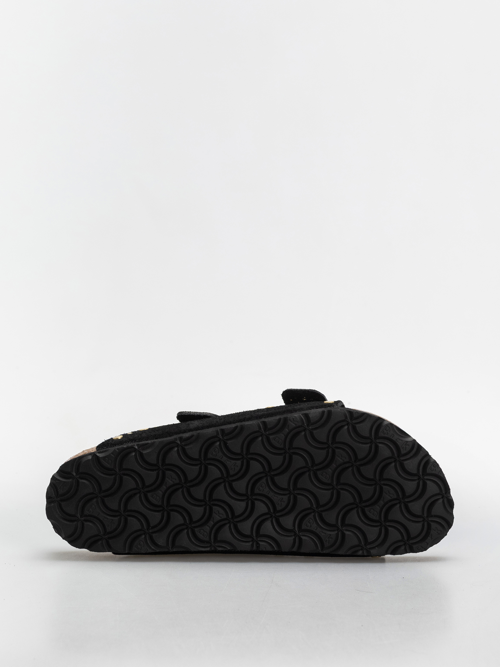Klapki Birkenstock Arizona Rivets Suede Leather Narrow Wmn (black)