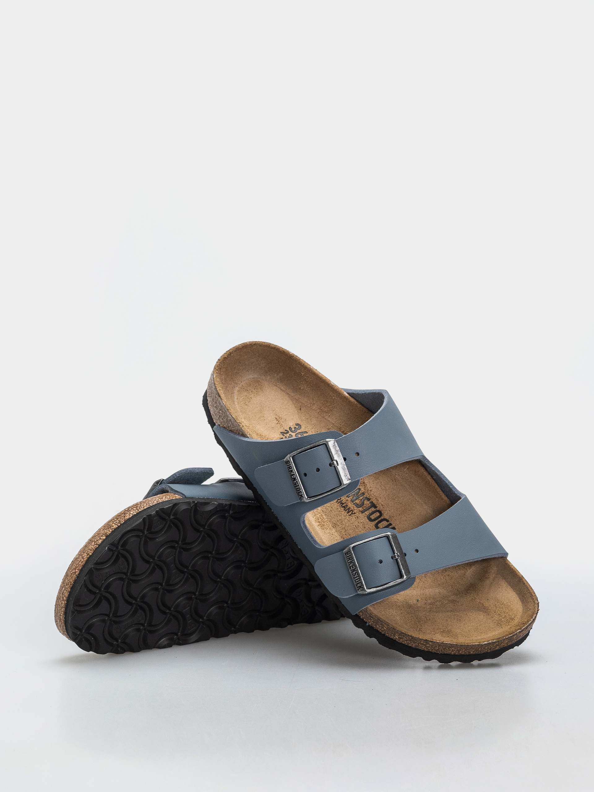 Klapki Birkenstock Arizona Birko Flor Narrow (basalt gray)