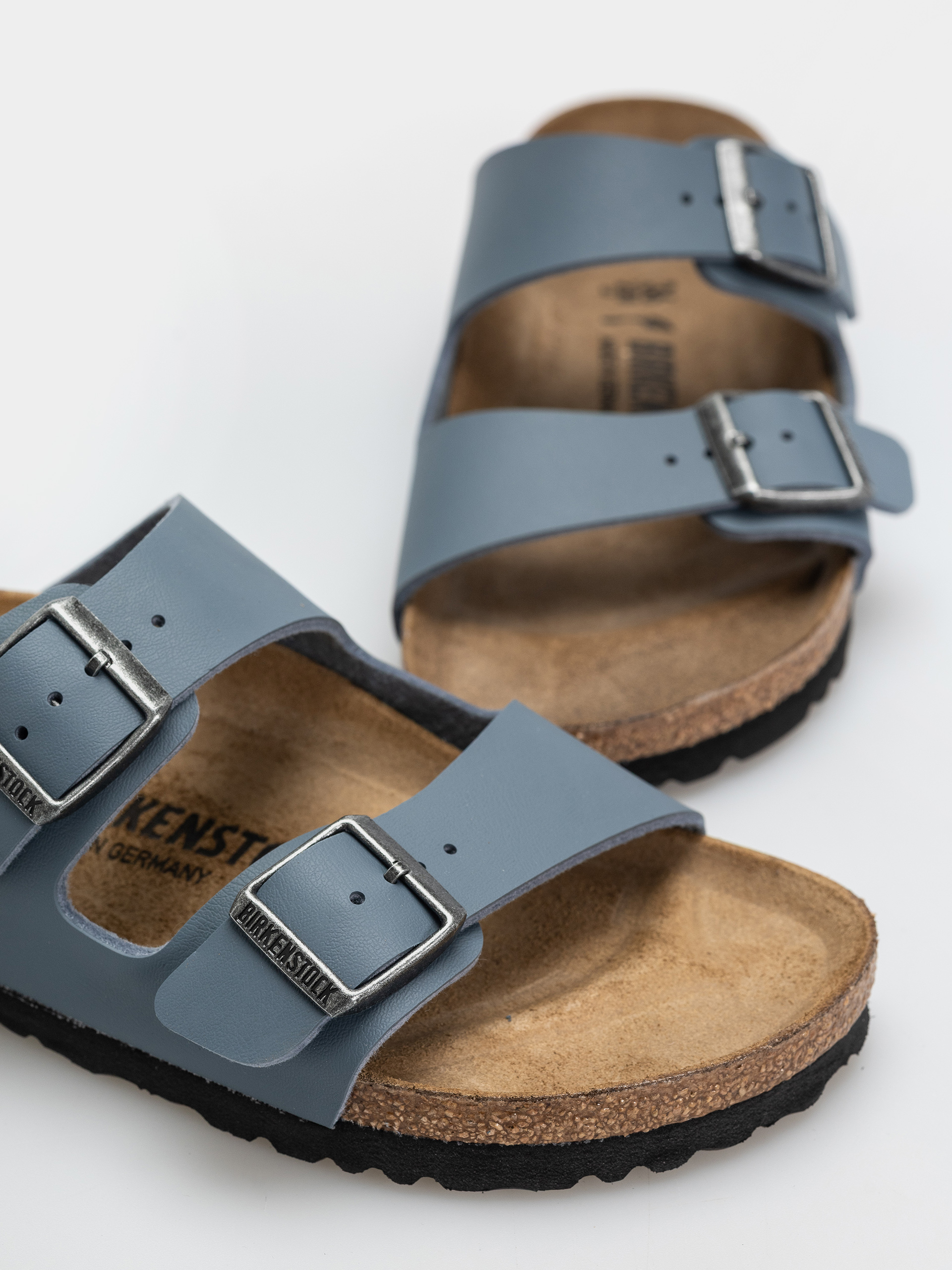 Klapki Birkenstock Arizona Birko Flor Narrow (basalt gray)