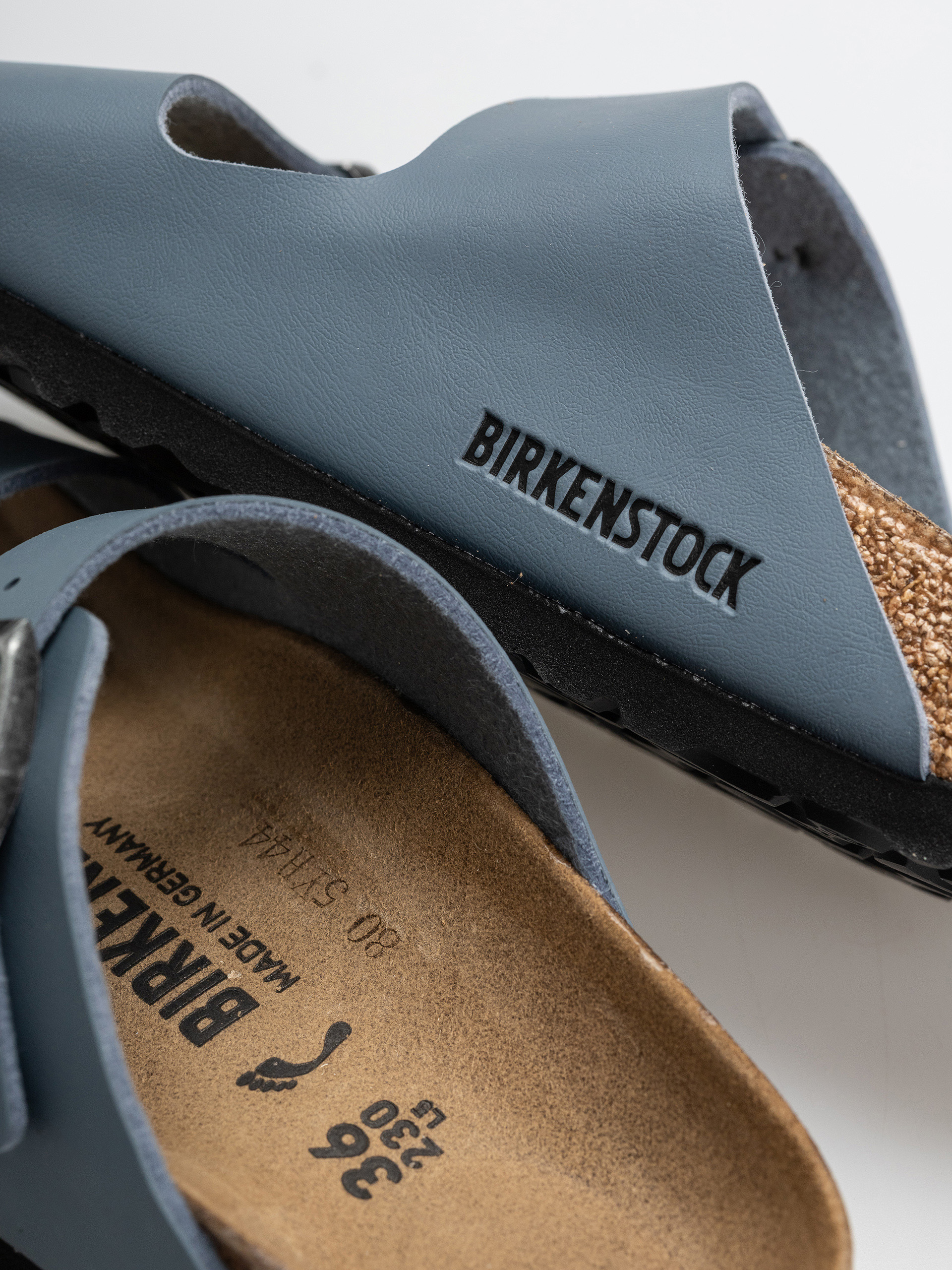 Klapki Birkenstock Arizona Birko Flor Narrow (basalt gray)