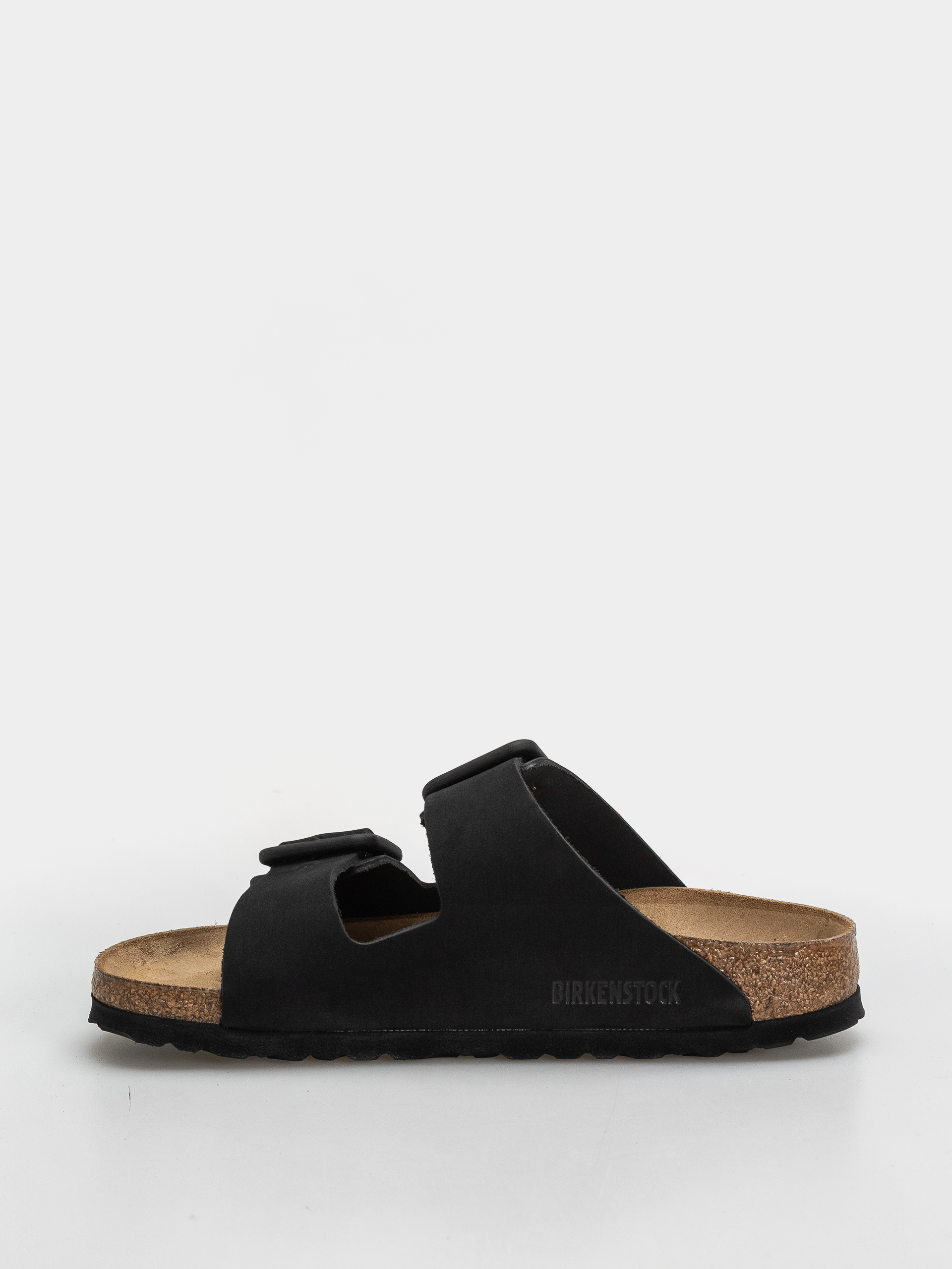Klapki Birkenstock Arizona Wire Buckle Nubuck Leather Narrow (black)