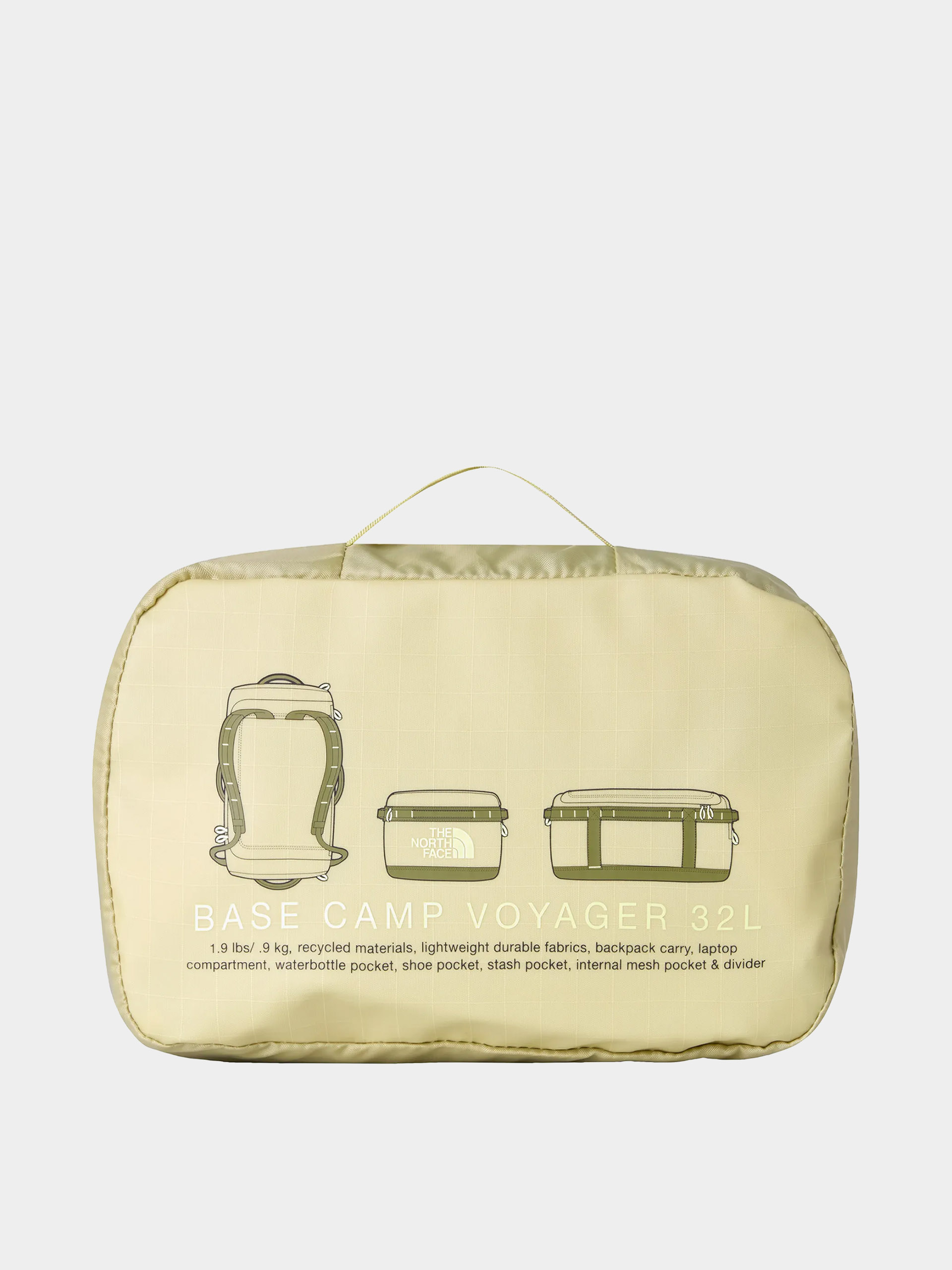 Torba The North Face Base Camp Voyager Duffel 32L (pear/cedar/lemo)