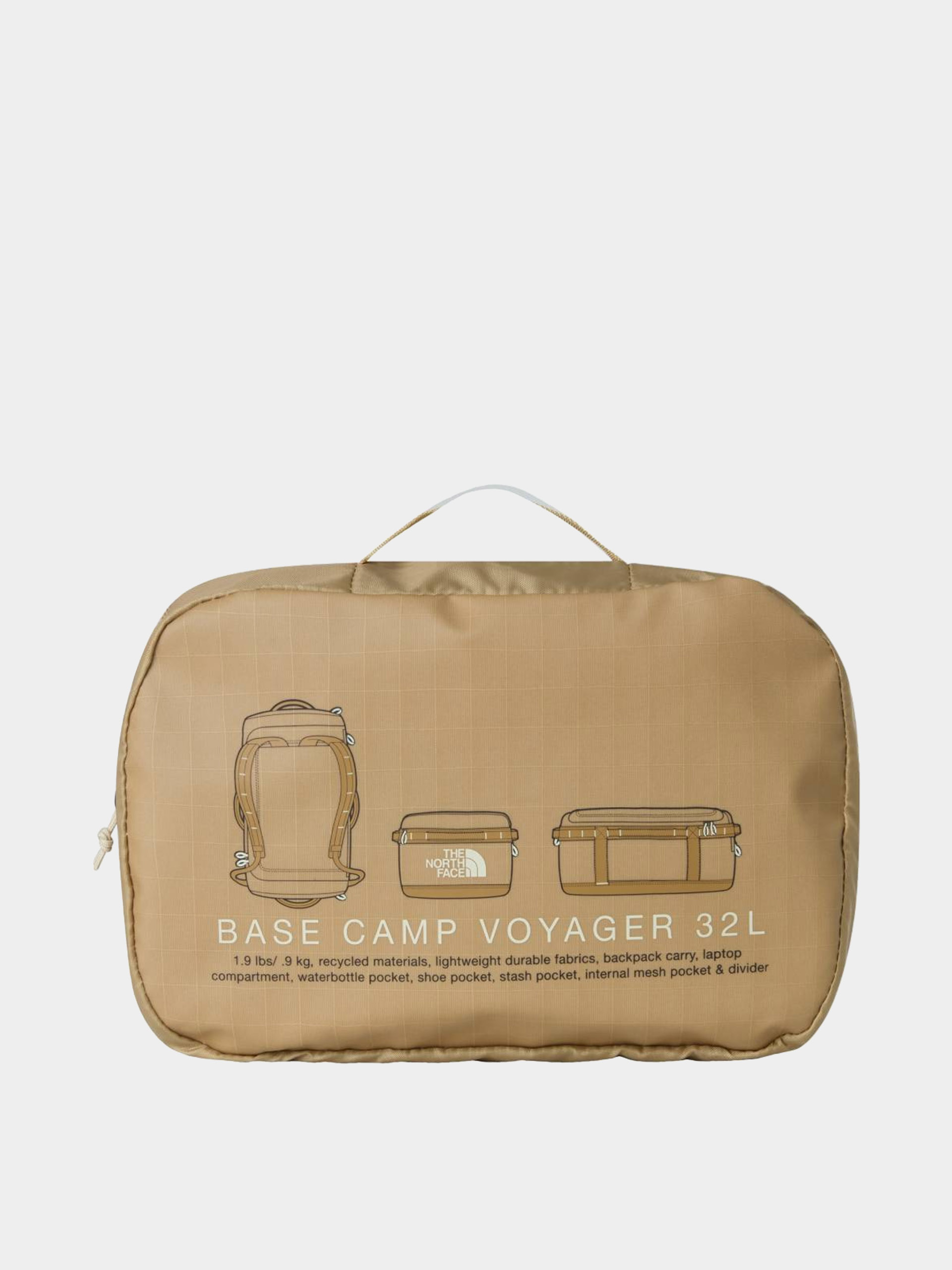 Torba The North Face Base Camp Voyager Duffel 32L (khaki stone/uti)