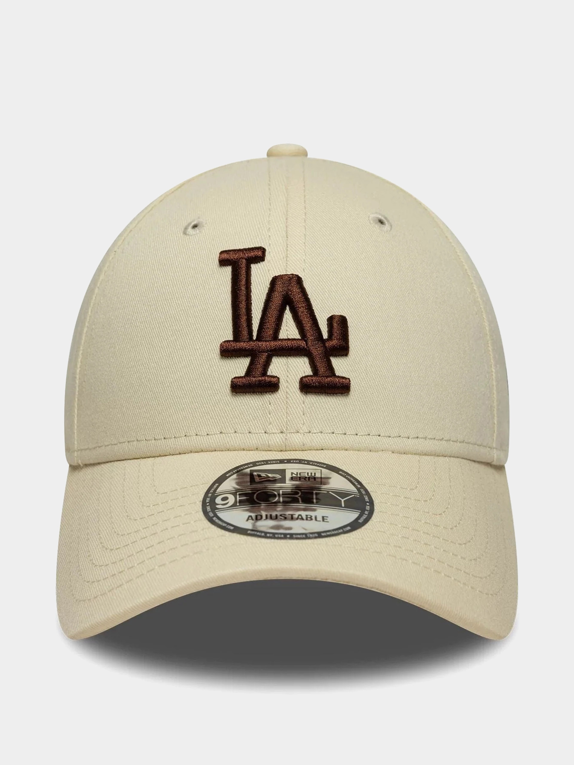 Czapka z daszkiem New Era League Essential 9Forty La Dodgers (light cream/chestnut)