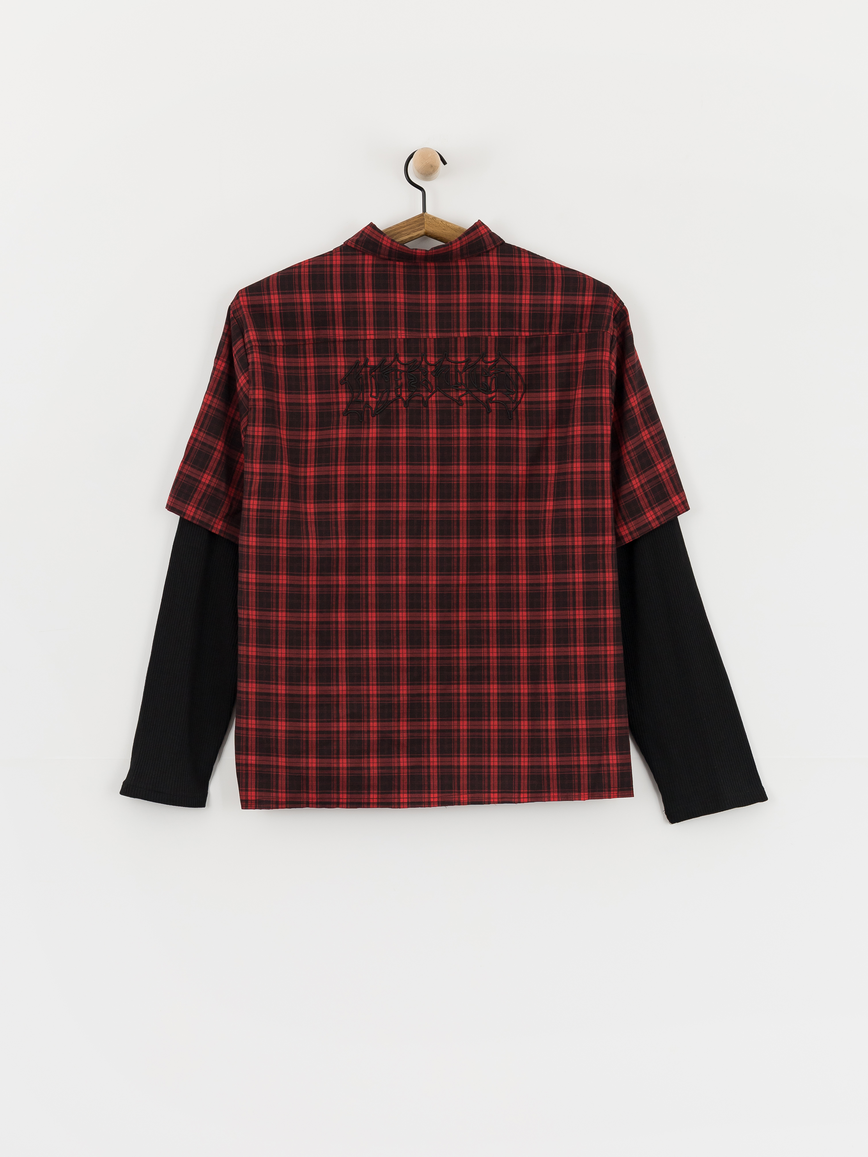 Koszula Wasted Paris Tartan Age Shirt (fire red/black)