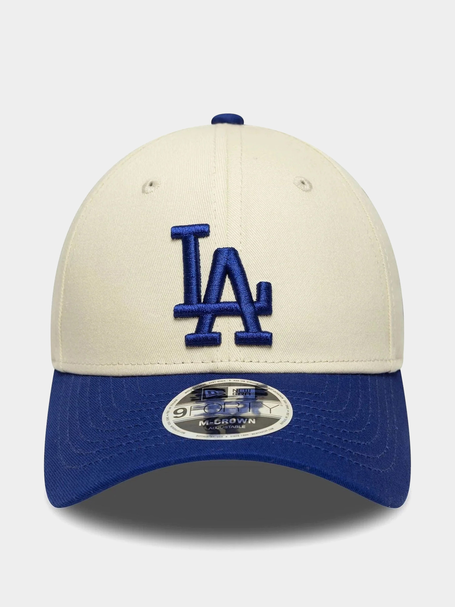 Czapka z daszkiem New Era 9Forty Mcrown La Dodgers (light cream/royal blue)