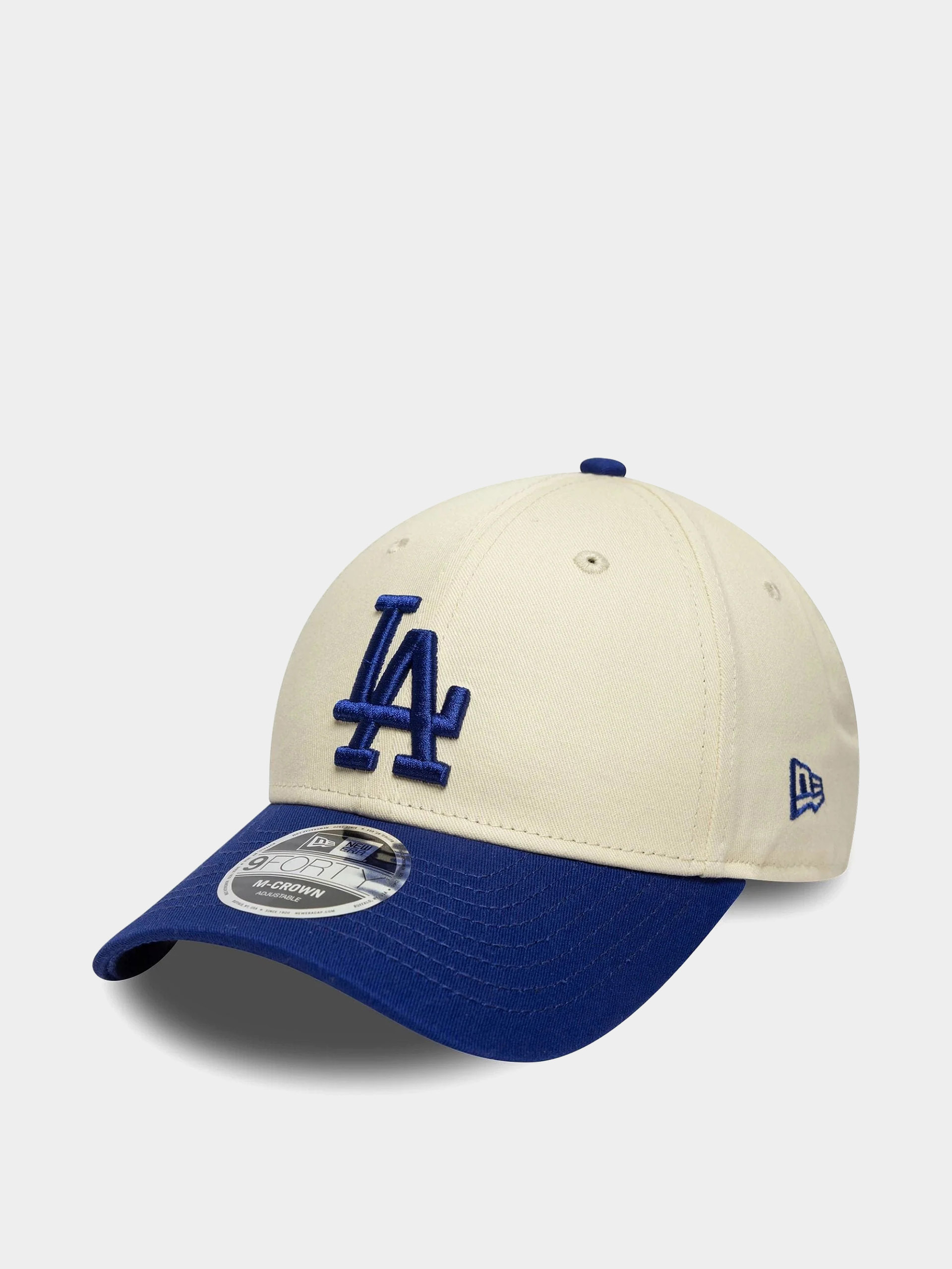 Czapka z daszkiem New Era 9Forty Mcrown La Dodgers (light cream/royal blue)