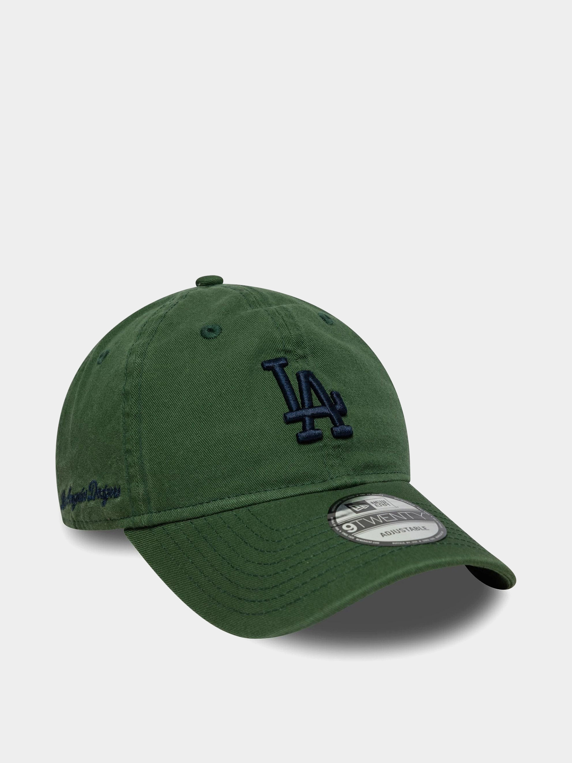 Czapka z daszkiem New Era Washed Script 9Twenty La Dodgers (cigar/navy)