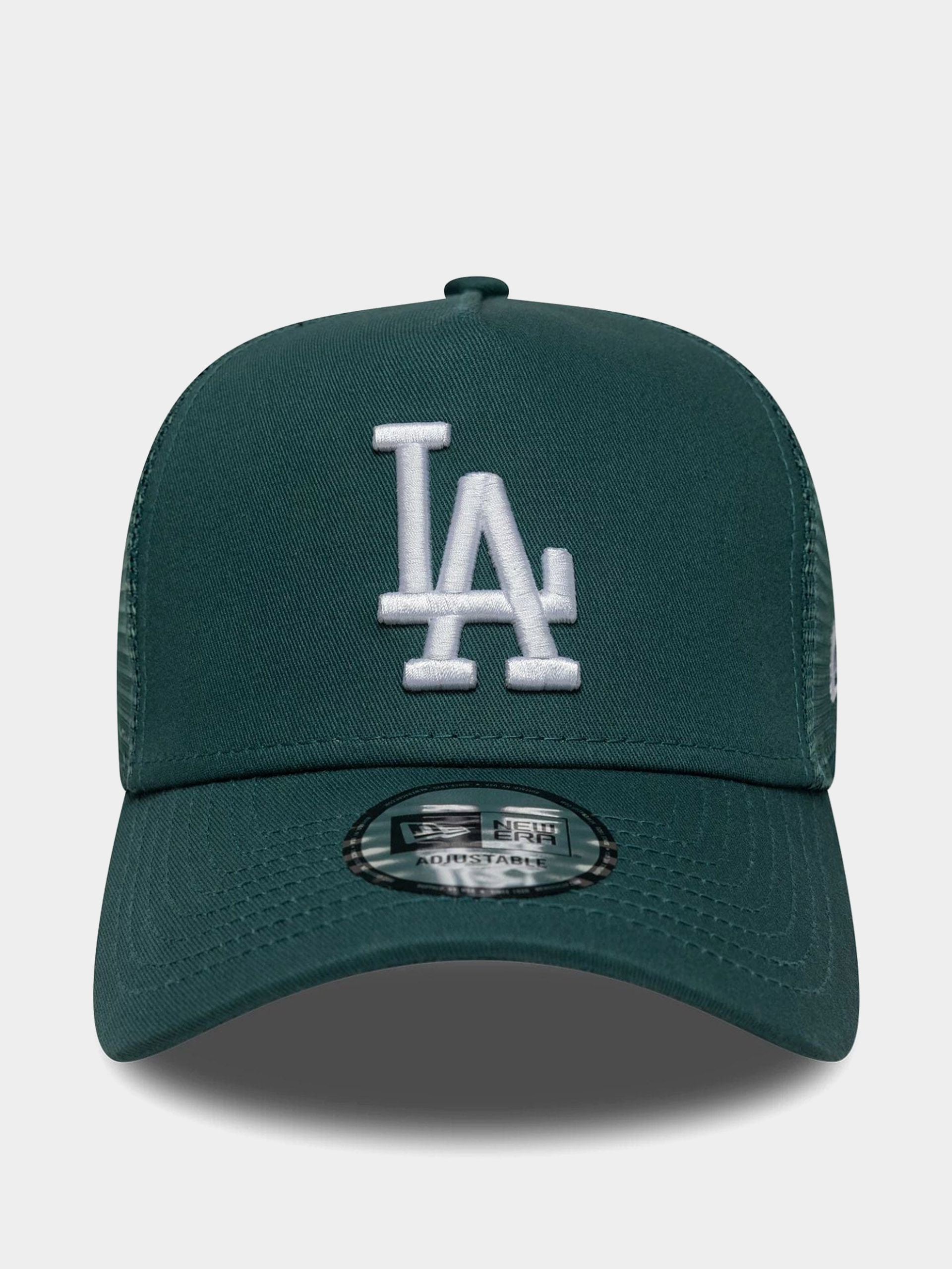 Czapka z daszkiem New Era League Essential Trucker La Dodgers (pine green/white)