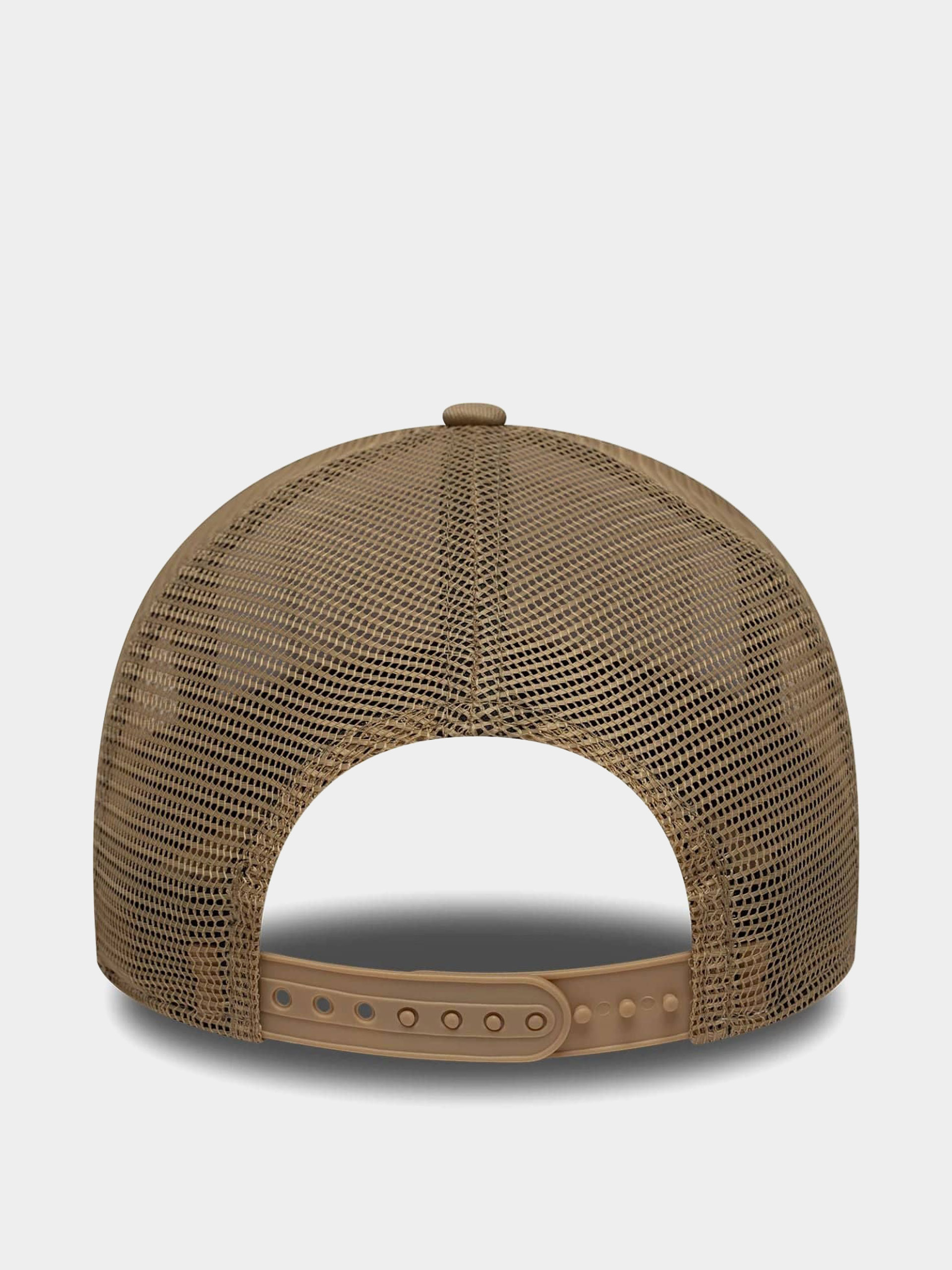 Czapka z daszkiem New Era Location Patch Trucker (camel/white)