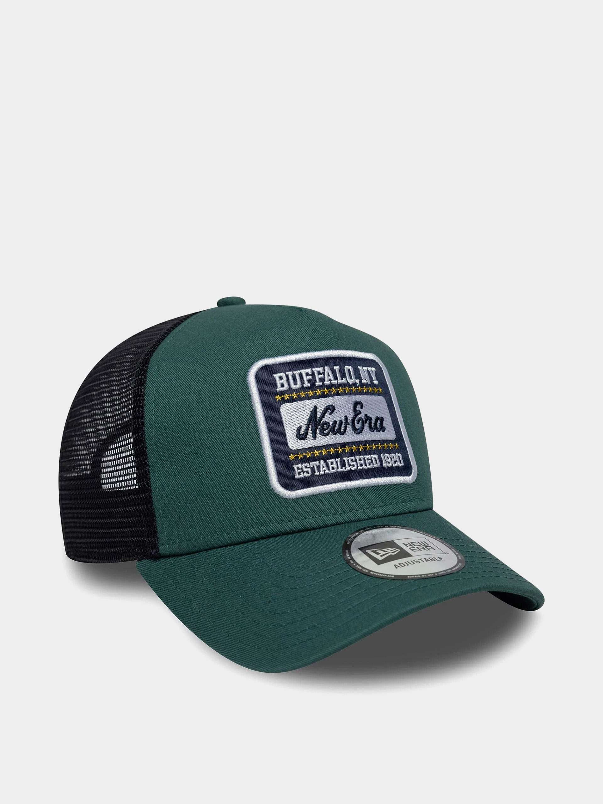Czapka z daszkiem New Era Patch Trucker (pine green)