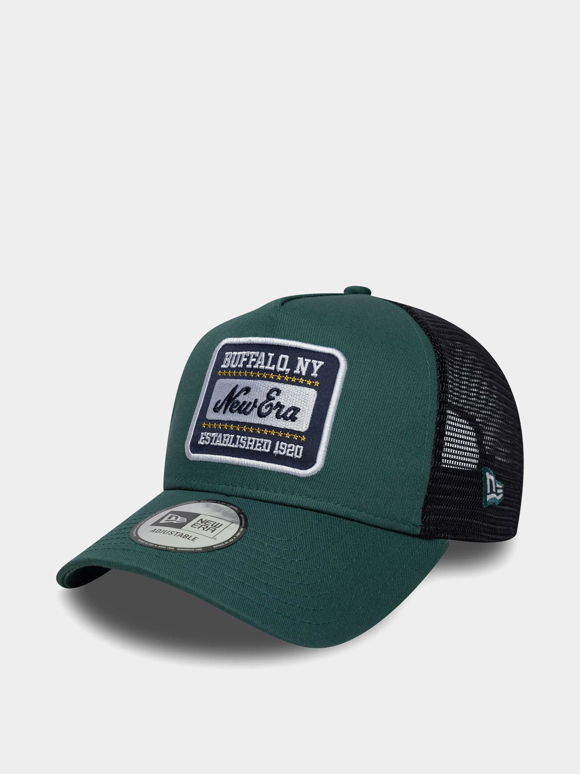 Czapka z daszkiem New Era Patch Trucker (pine green)