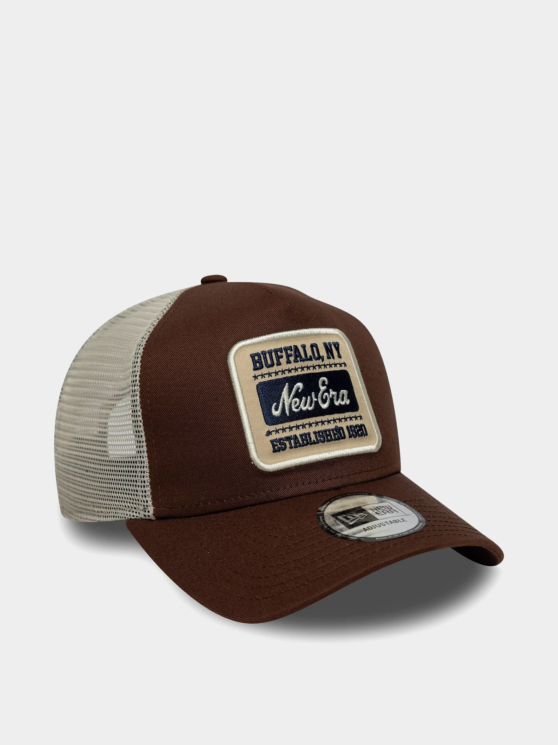 Czapka z daszkiem New Era Patch Trucker (chestnut)