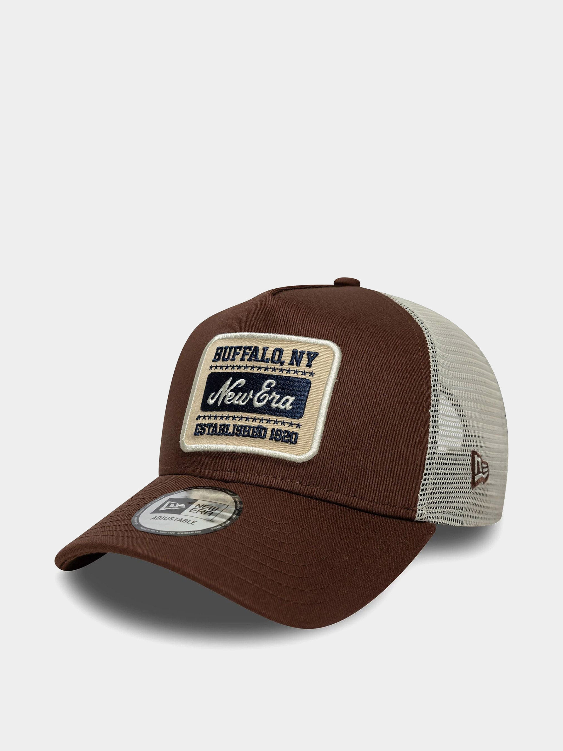Czapka z daszkiem New Era Patch Trucker (chestnut)