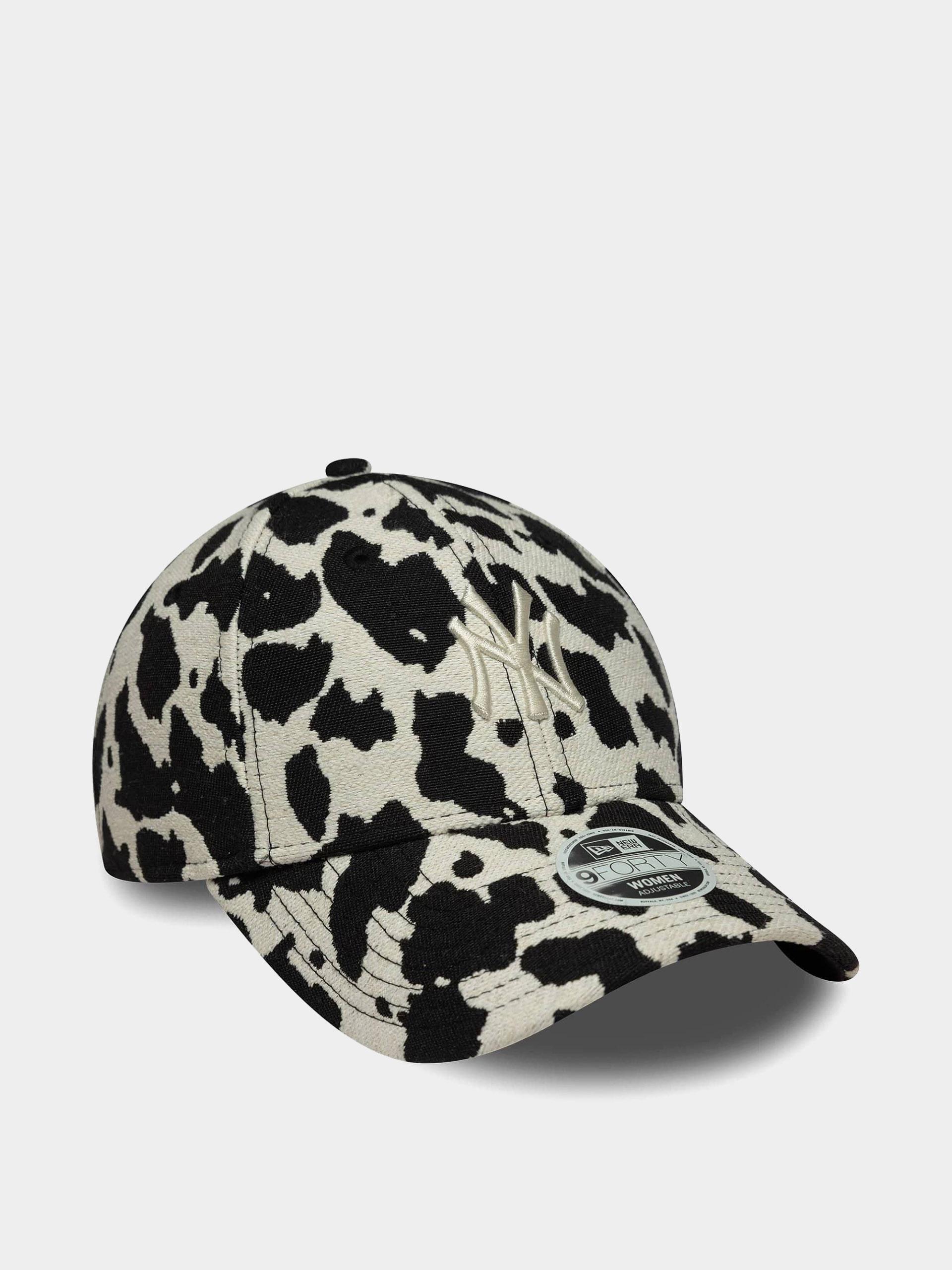Czapka z daszkiem New Era Cow Midi 9Forty New York Yankees Wmn (black/white)