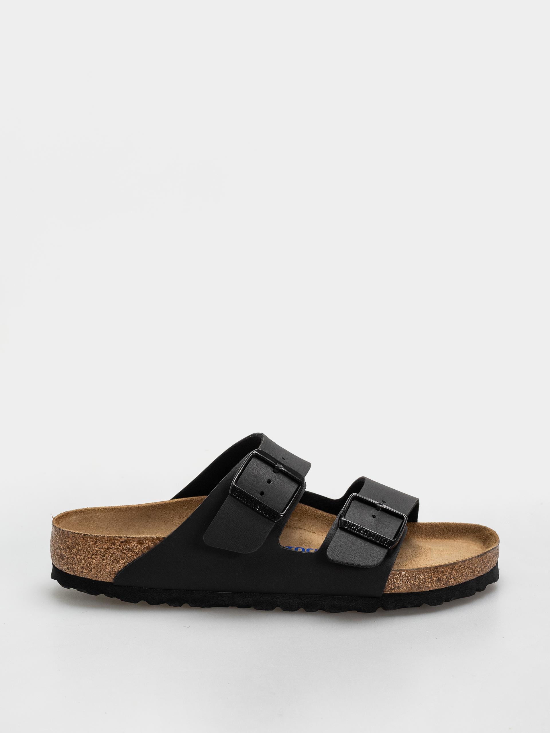 Klapki Birkenstock Arizona Soft Footbed Birko Flor Regular (black)