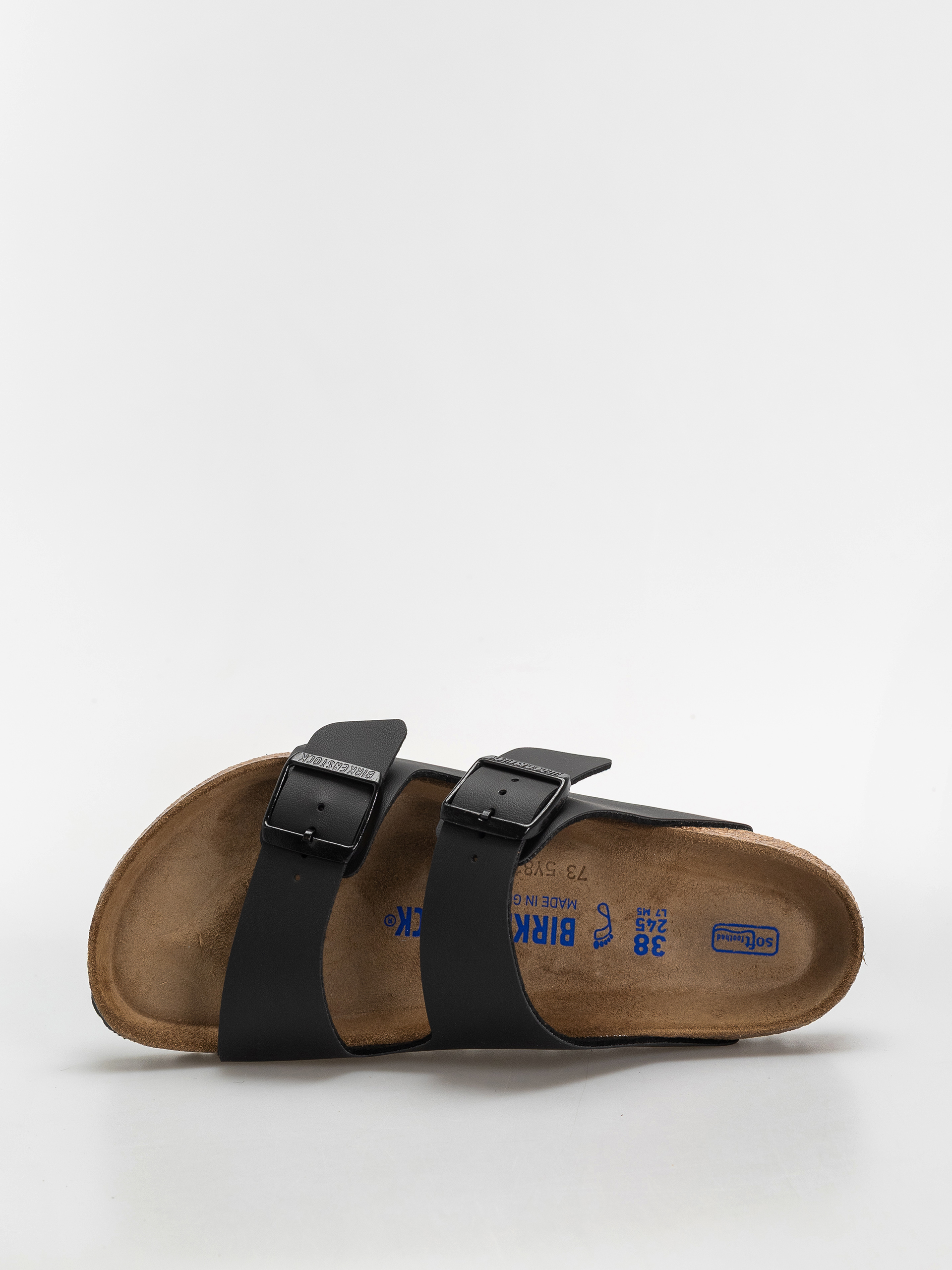 Klapki Birkenstock Arizona Soft Footbed Birko Flor Regular (black)