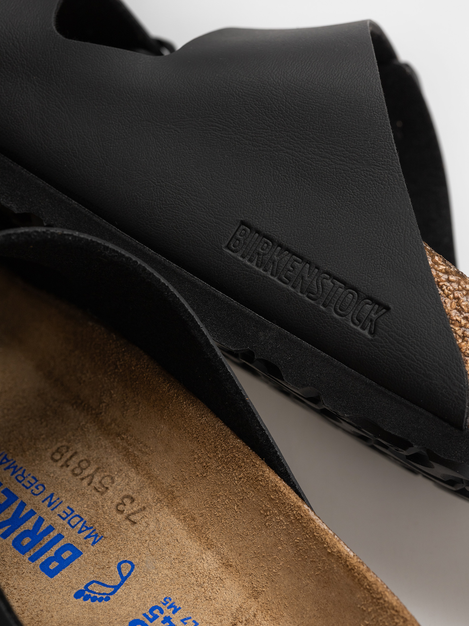 Klapki Birkenstock Arizona Soft Footbed Birko Flor Regular (black)