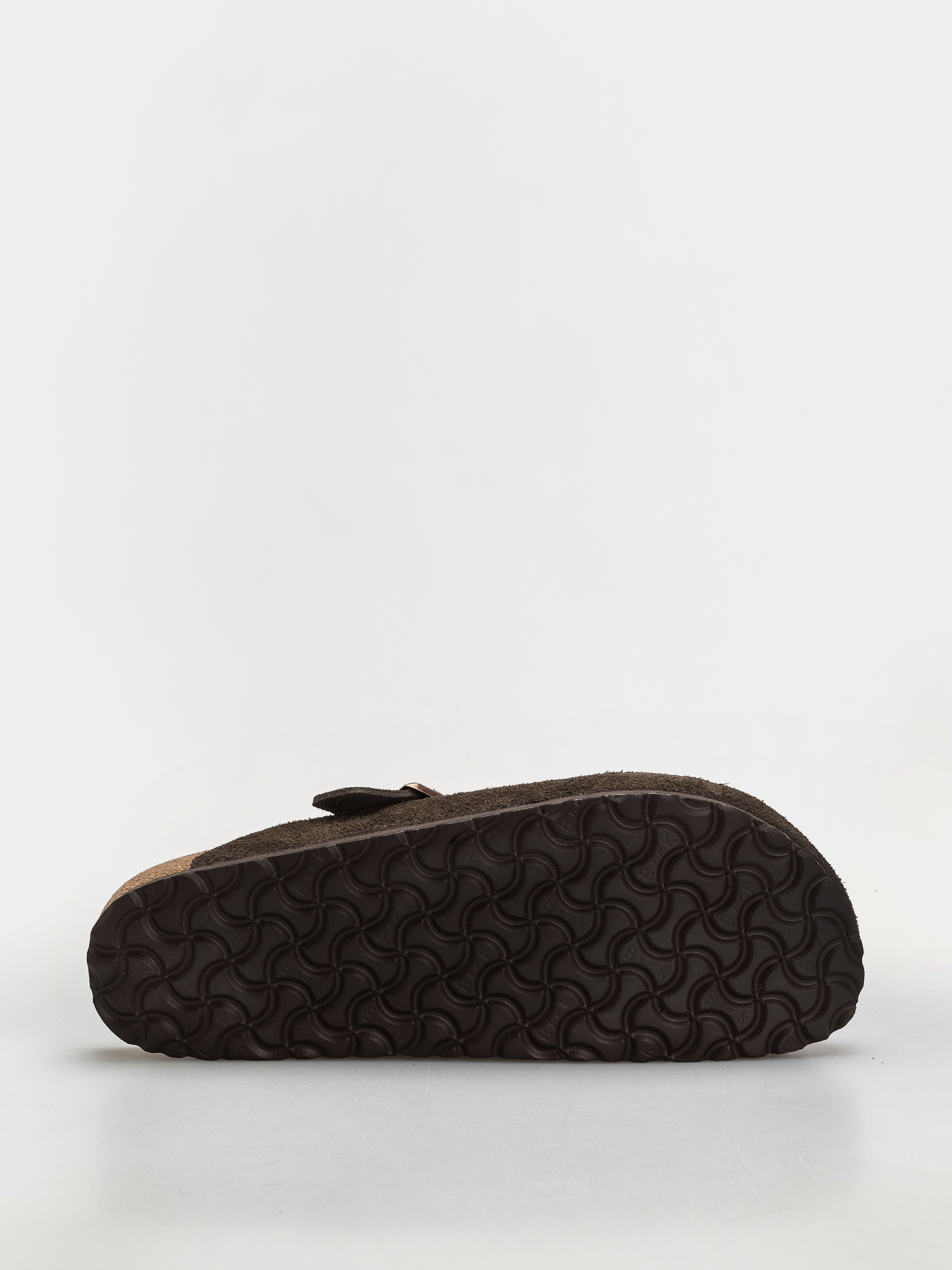 Klapki Birkenstock Boston Suede Leather Narrow (mocca)
