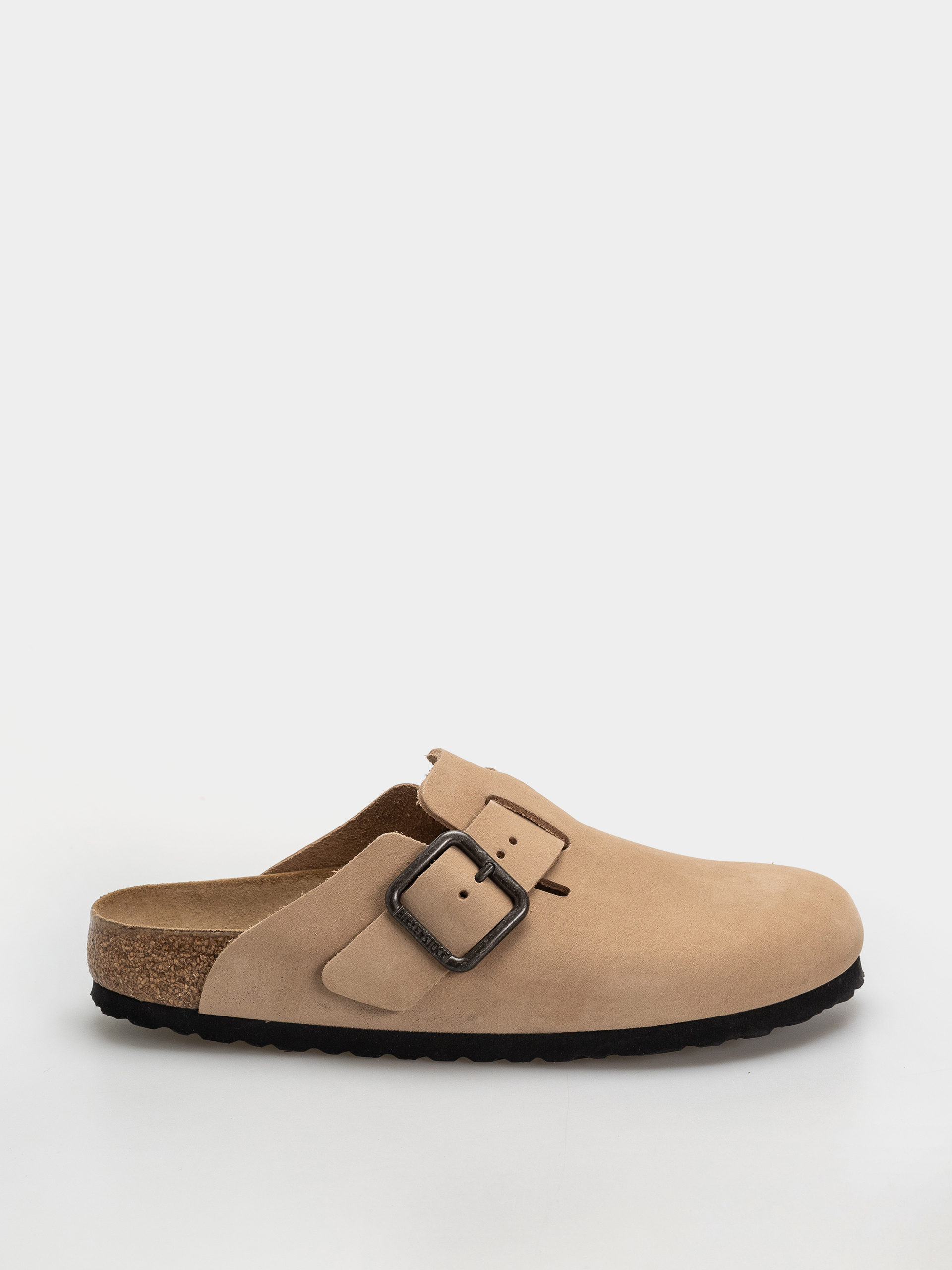 Klapki Birkenstock Boston Wire Buckle Nubuck Leather Narrow (sandcastle)