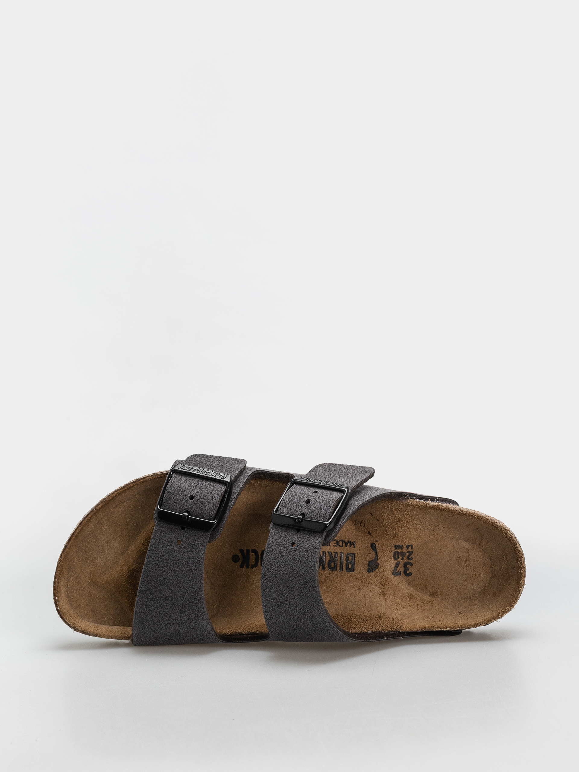 Klapki Birkenstock Arizona Birkibuc Narrow (velvet gray/black)