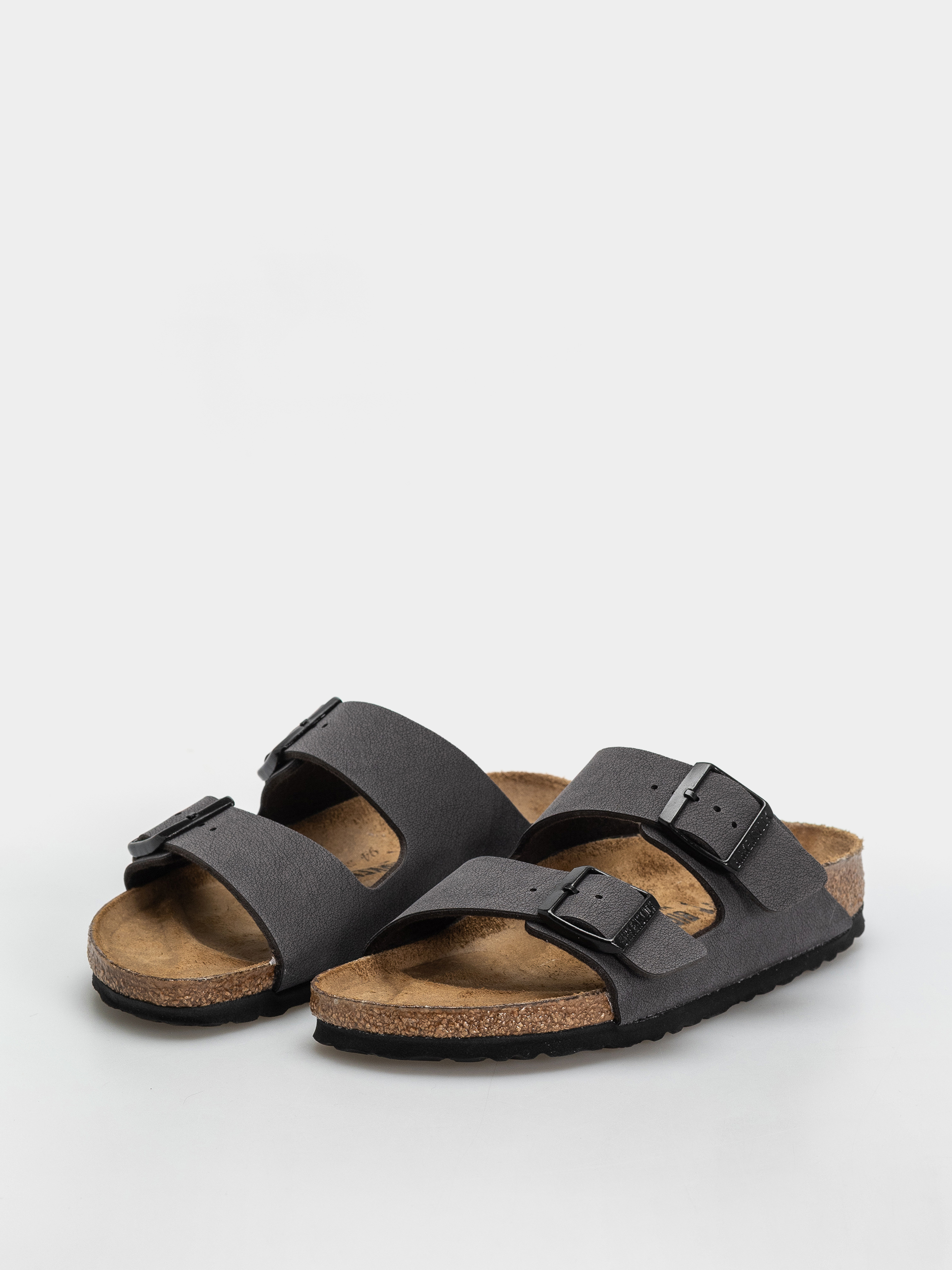 Klapki Birkenstock Arizona Birkibuc Narrow (velvet gray/black)